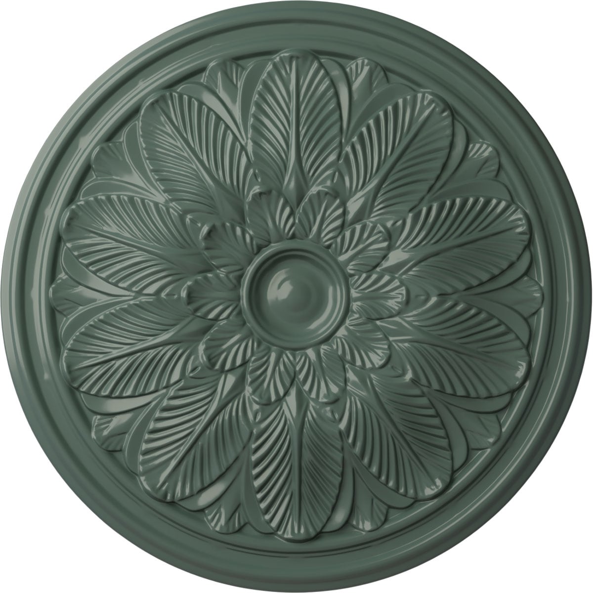 Ekena Millwork CM22BOCBF Bordeaux 22.625-in W x 22.625-in L Painted Cloud Burst Polyurethane Whole Ceiling Medallion