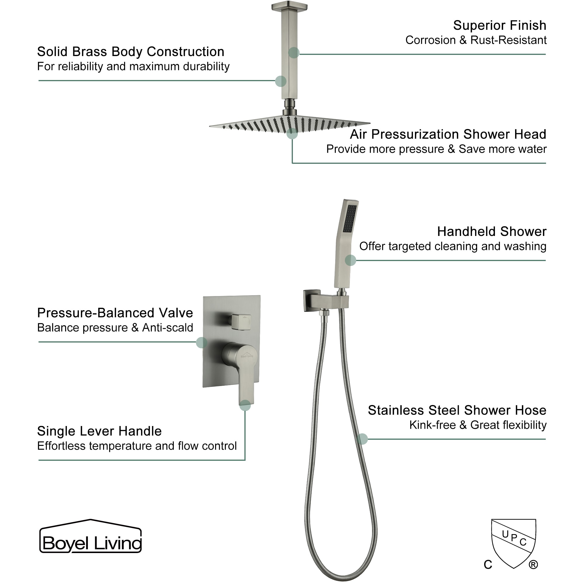 Boyel Living SMD 88009BN