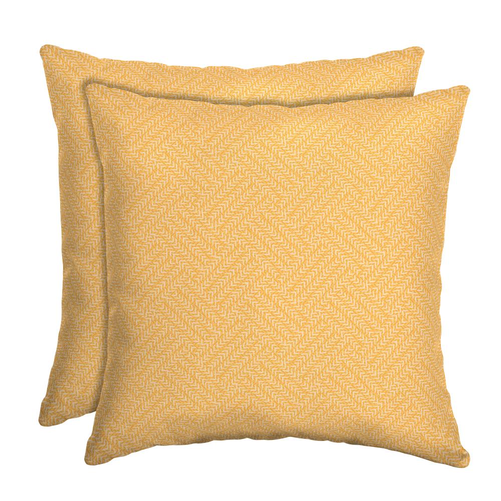 16 x 16 Shirt Texture Square Outdoor Throw Pillow 2-Pack 