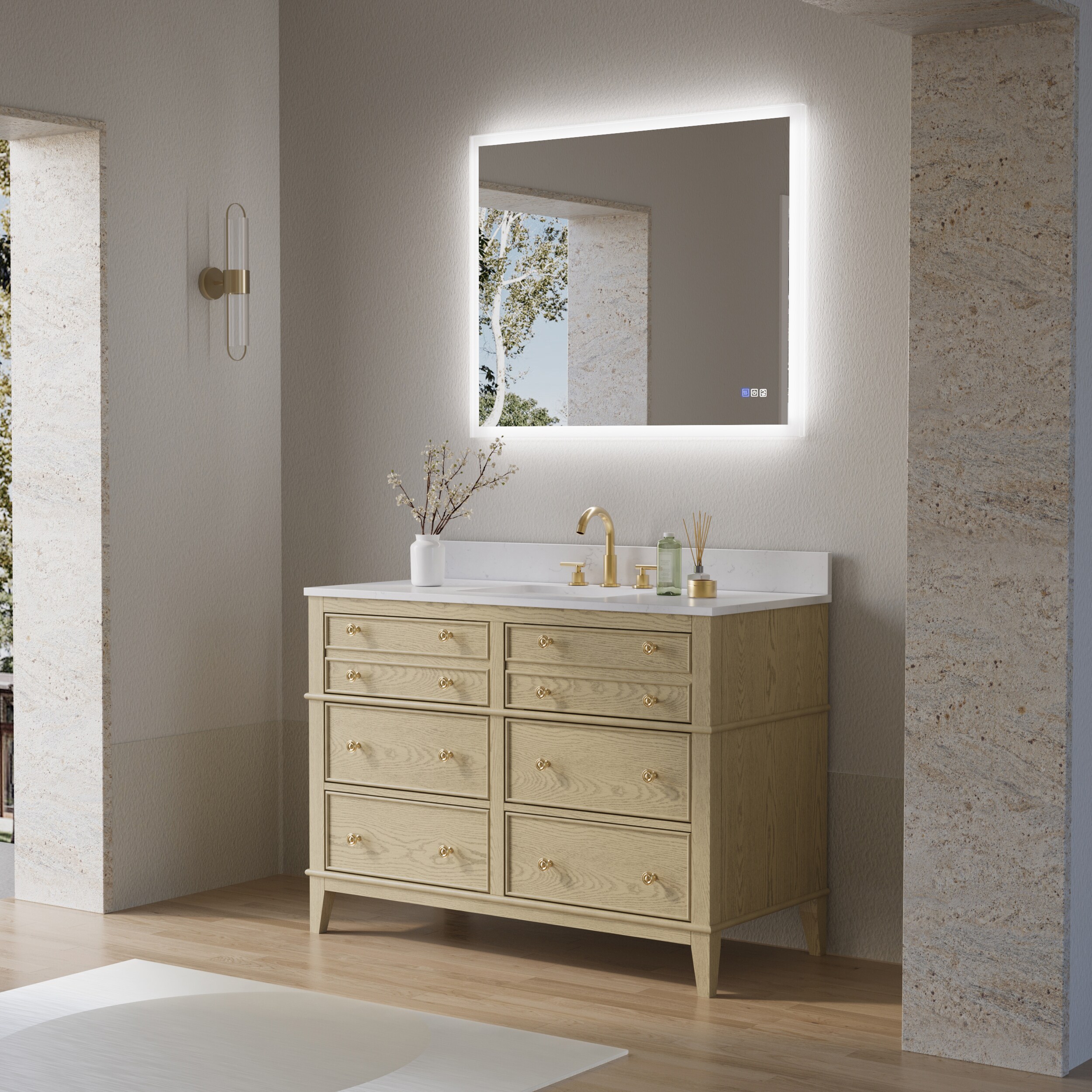 WELLFOR W7MRL4032 Framed-Bath-Mirrors - View #4