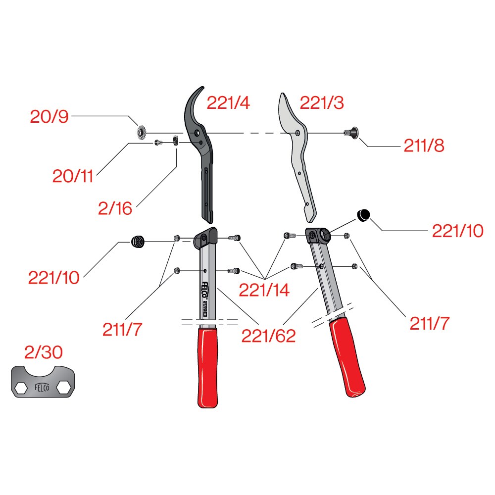 Felco F221-80 loppers - View #7