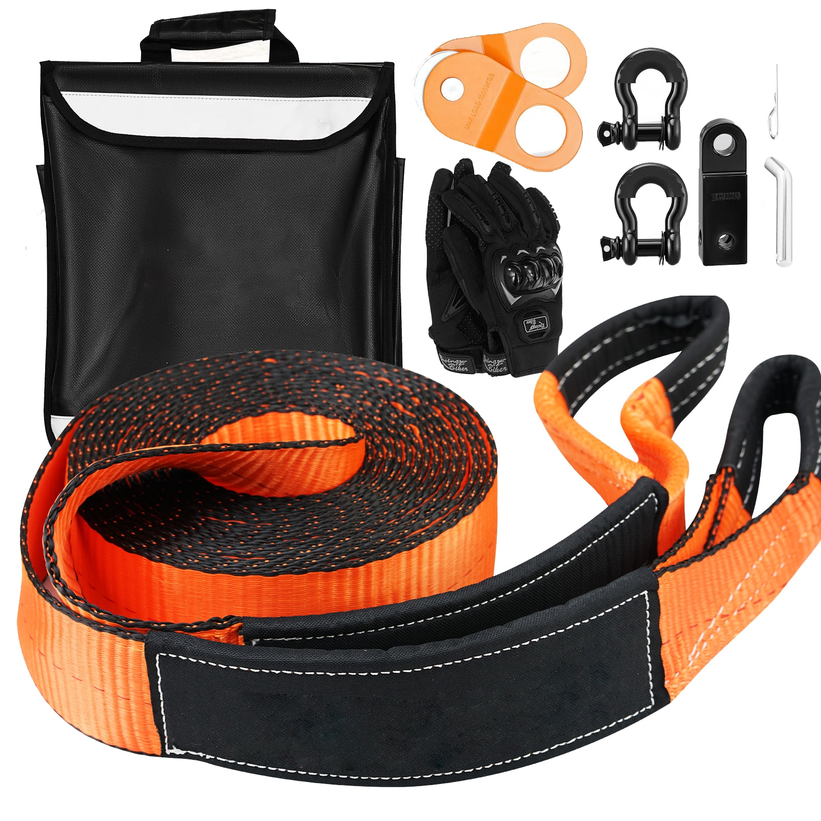 VEVOR JPJYGJB8J000SBO12V0 30000-lb Winch Strap