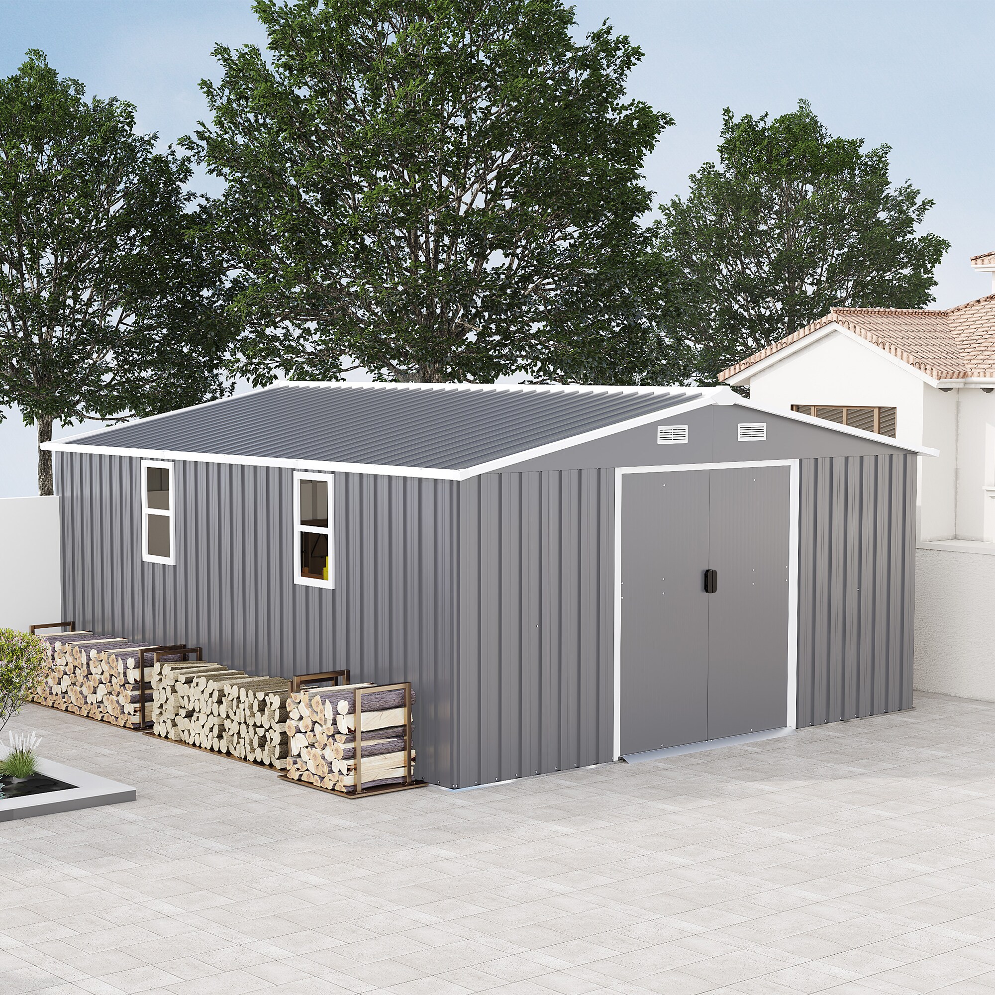 Mondawe MD-DM00041 Metal-Storage-Buildings-Sheds - View #3