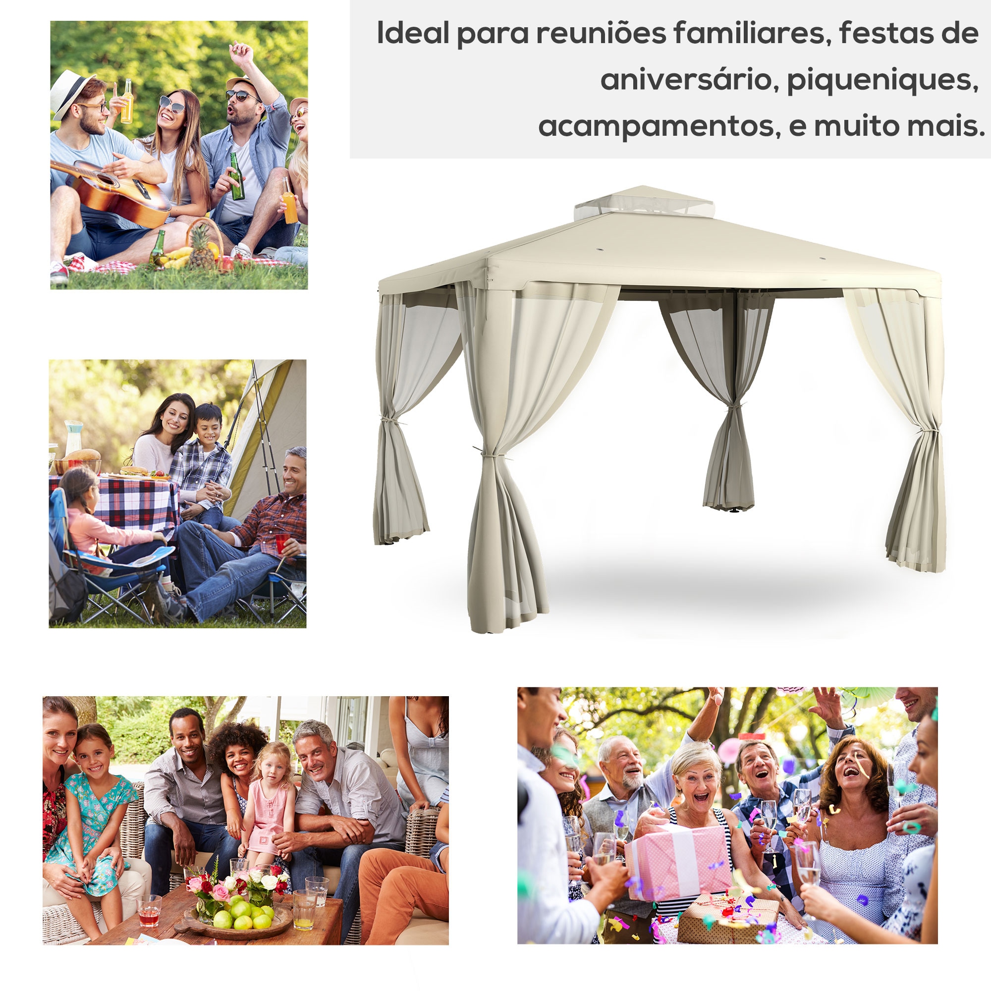 BABOOM BOM-8524ORUST Wood-Resin-Gazebos - View #7