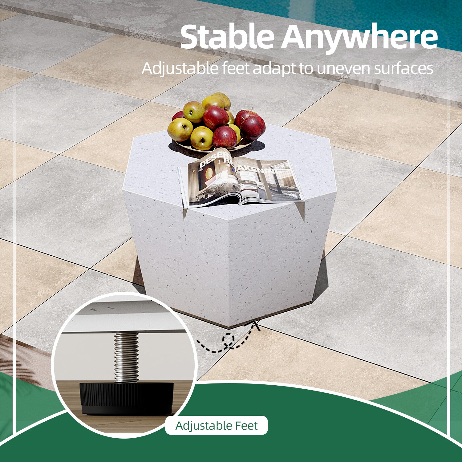 Patio Watcher LS-T28S-6BX-MB Patio-Tables - View #7