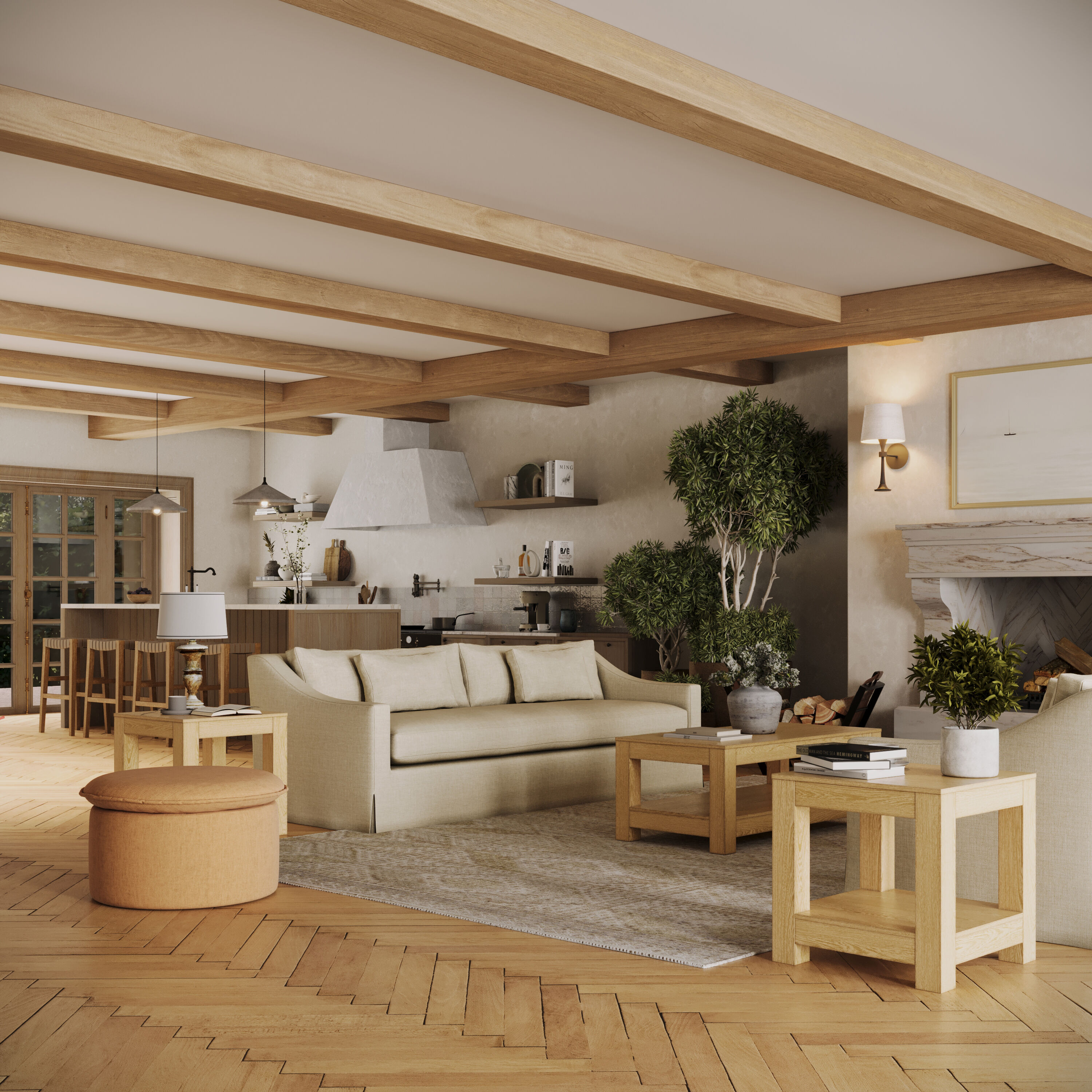 Maven Lane ML352001-WCT-OA Coffee-Tables - View #4