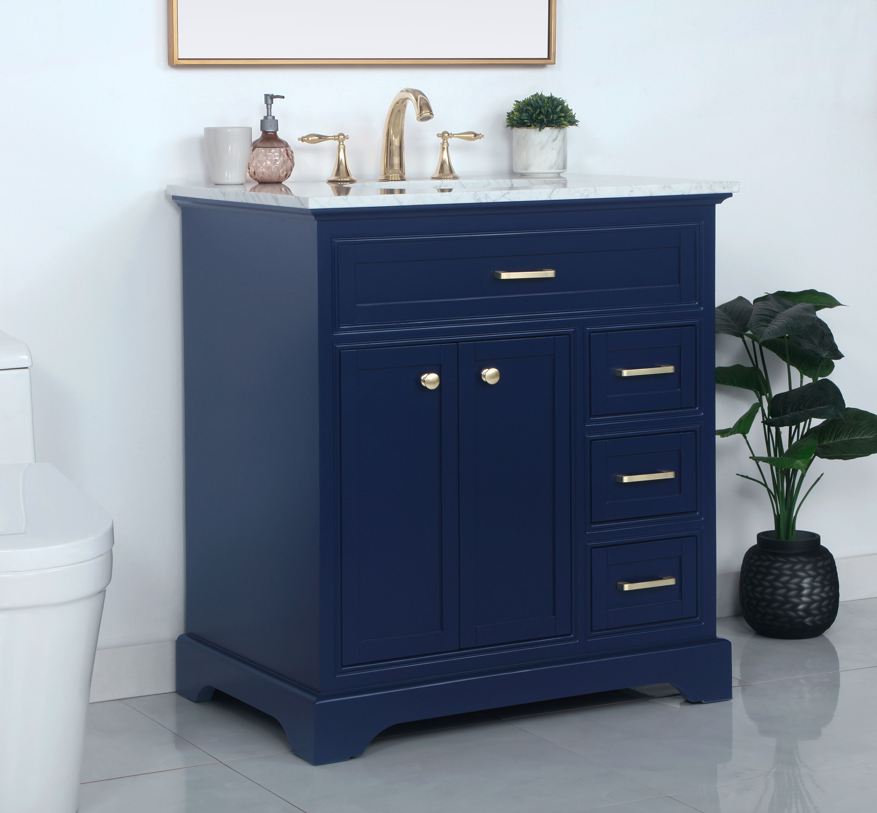 Elegant Decor HF45096BL Bath-Vanity-Combo - View #4