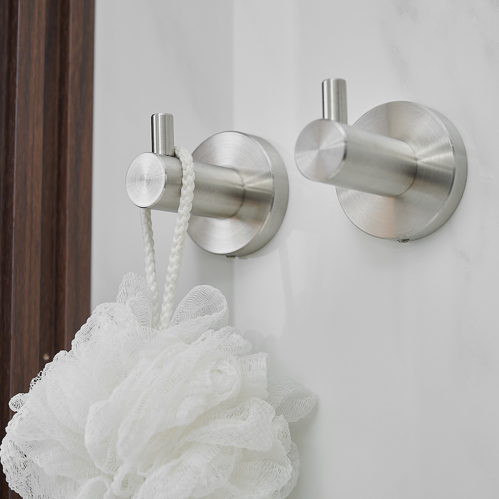 BWE 5Piece A91013 Bath Hardware Brushed Nickel Decorative Bathroom