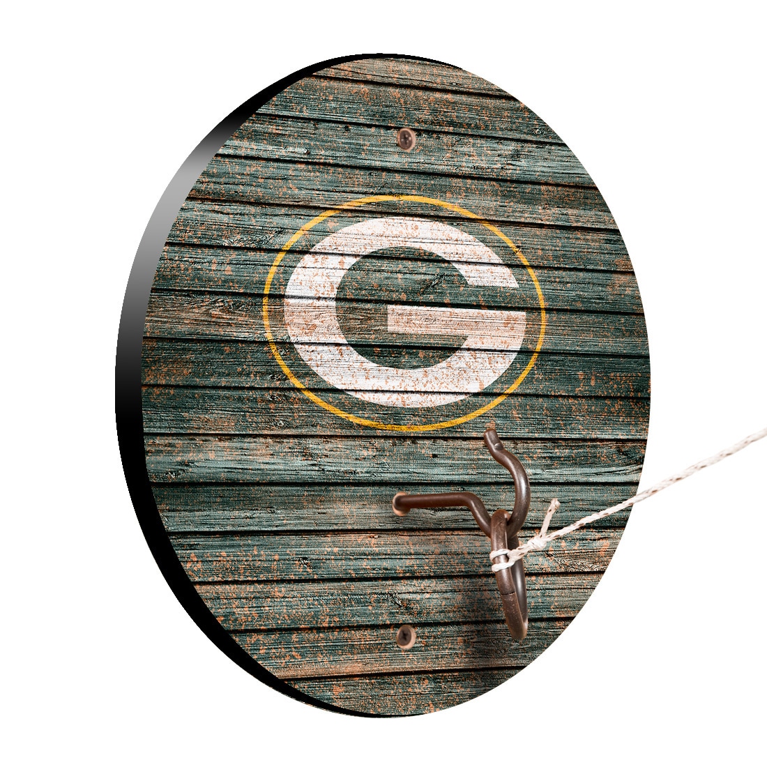 Green Bay Packers Distressed State with Logo Sign