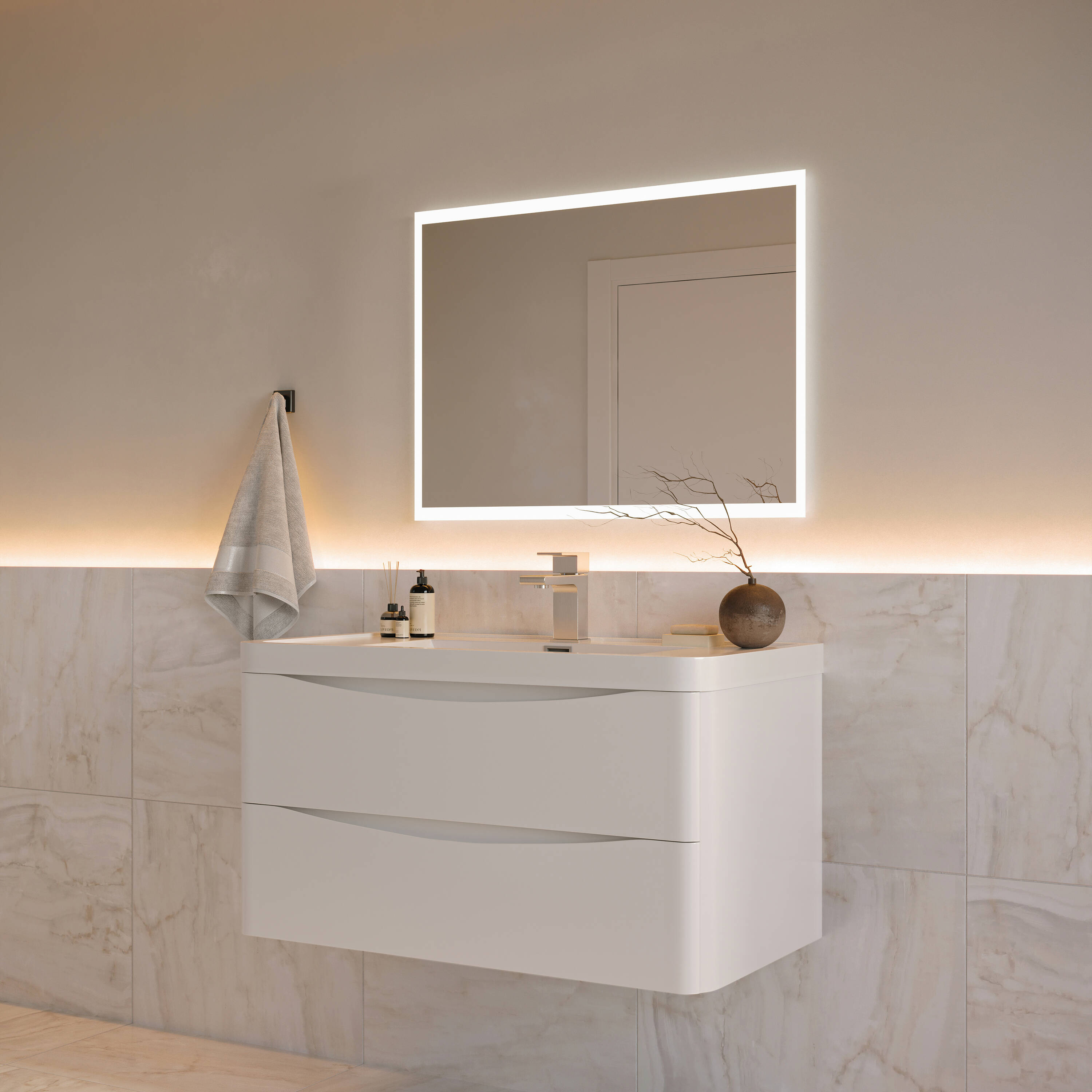Fresca FCB9036WH-I Bath-Vanity-Combo - View #4