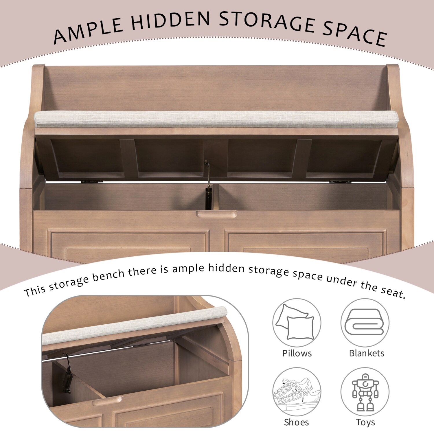 Streamdale Furniture WF317032AAD bench - View #5