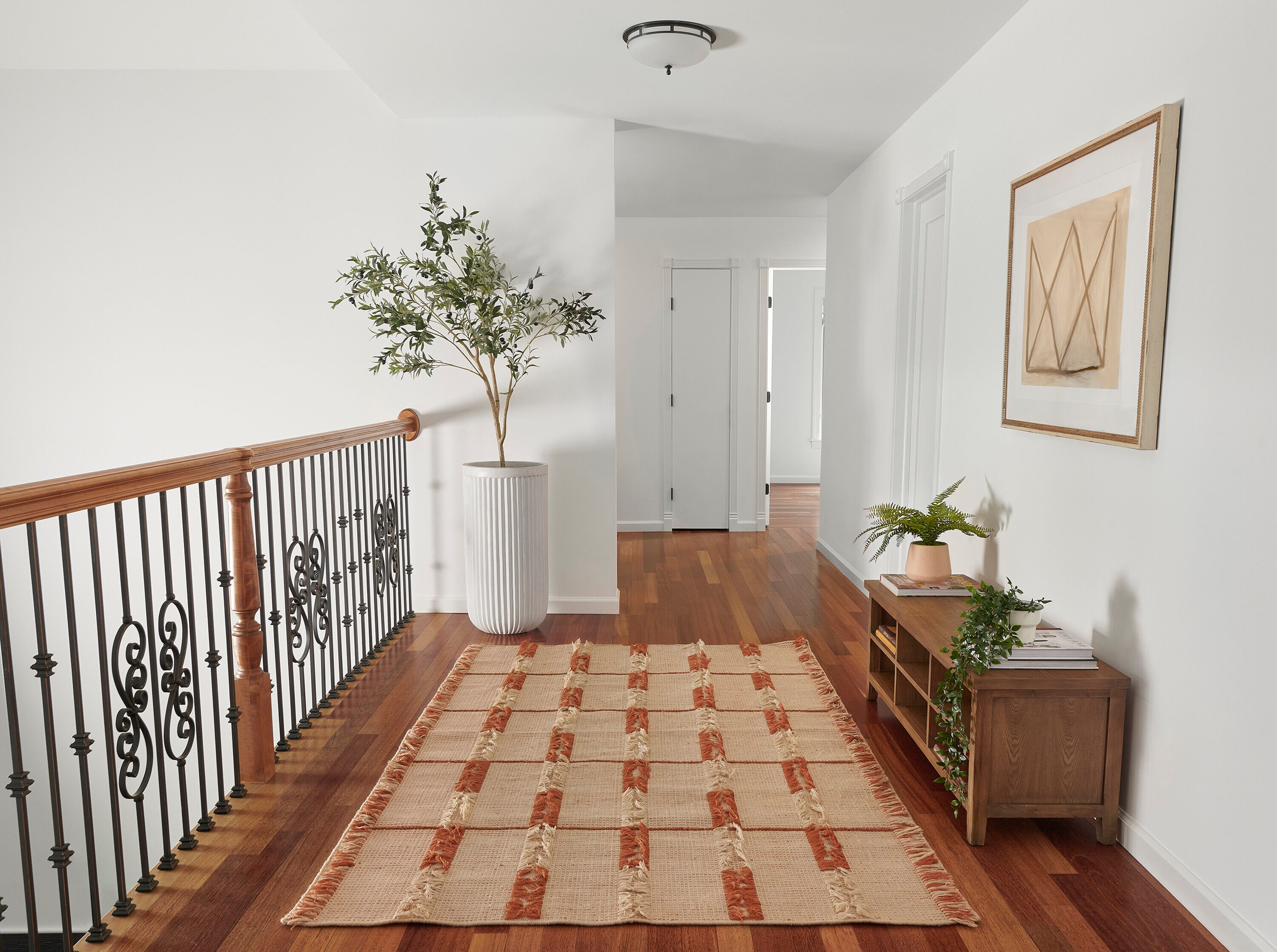 Momeni SERNASRN-1TER5080 5 x 8 (ft) Woven Polypropylene Terra Cott Rectangular Indoor Vacuum regularly Area rug
