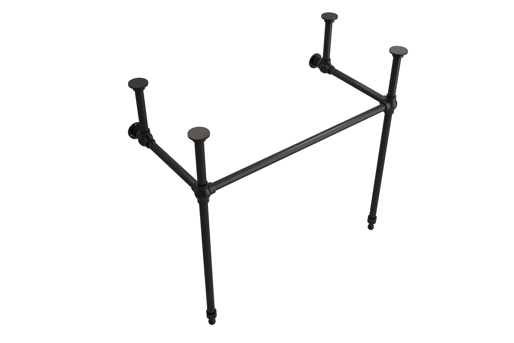 BOCCHI 3930 0001F 2 -Piece 30.75-Inches Metal Bathroom Sink Legs