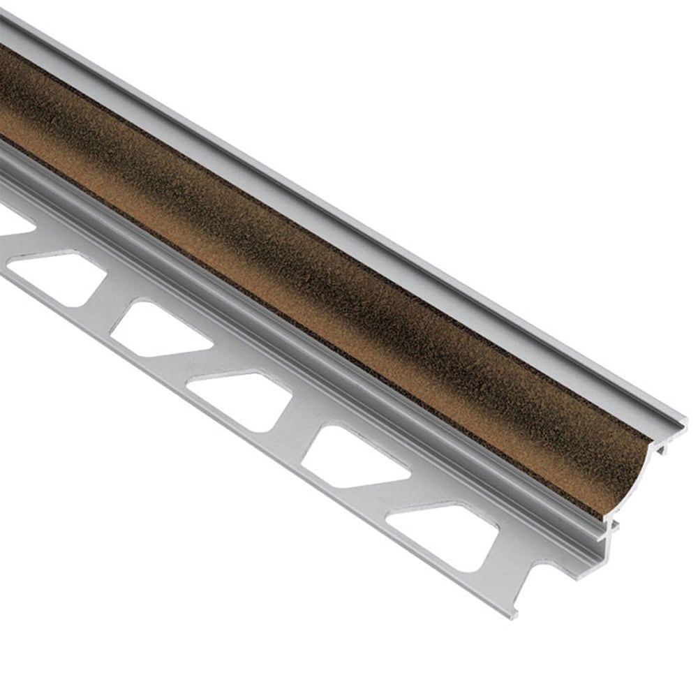 Schluter Systems Dilex-AHK 0.5-in W x 98.5-in L Bronze Aluminum Tile Edge Trim