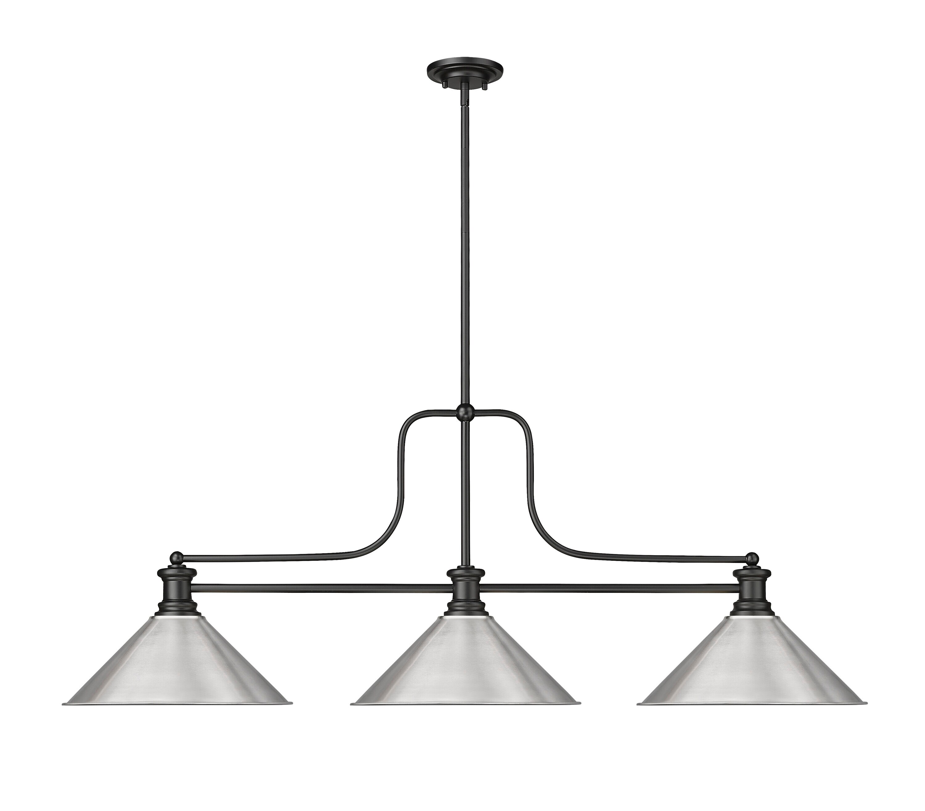 Z-Lite 725-3MB-BN15 Pool-Table-Lighting - View #2