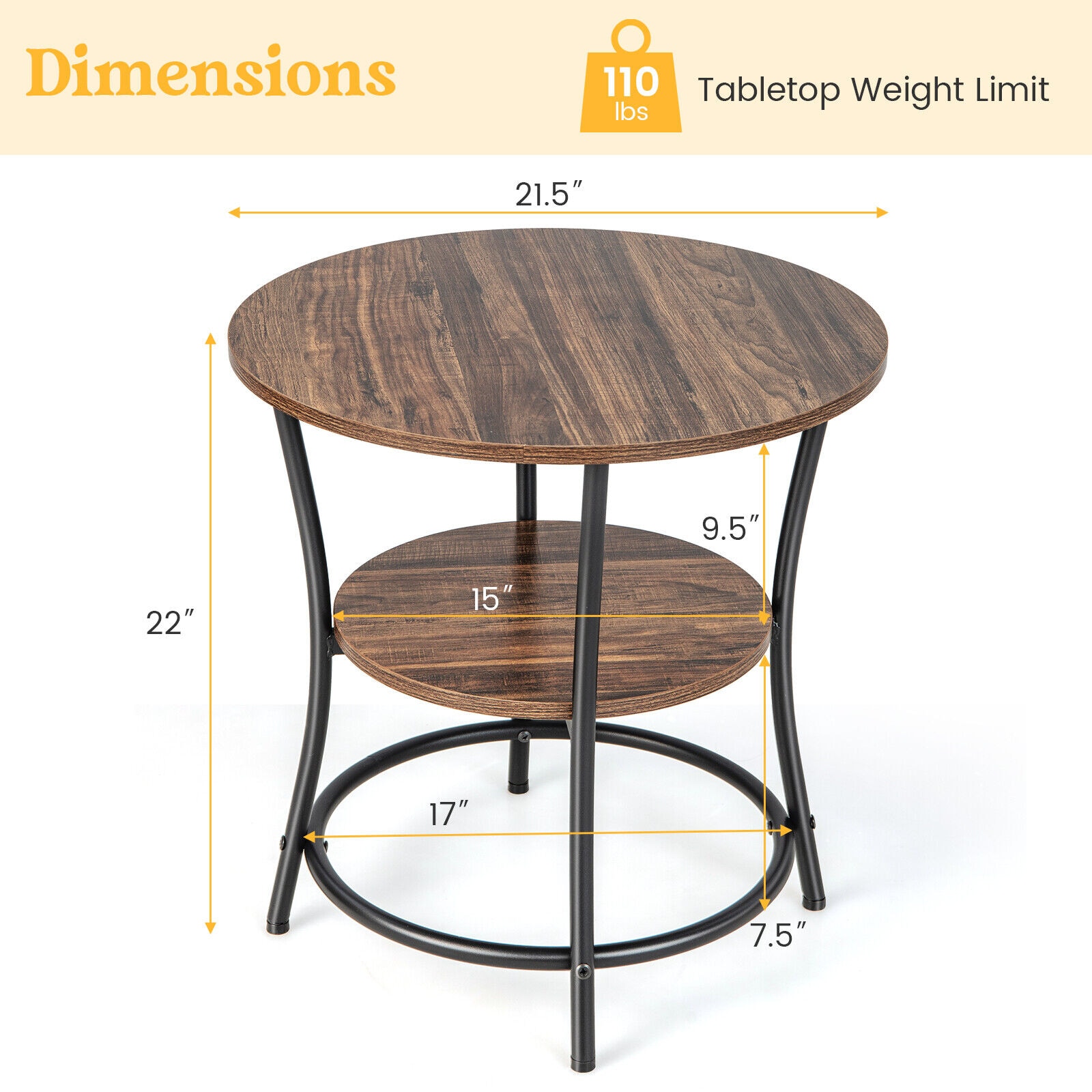 LIVIZA GIS82804 End-Tables - View #2