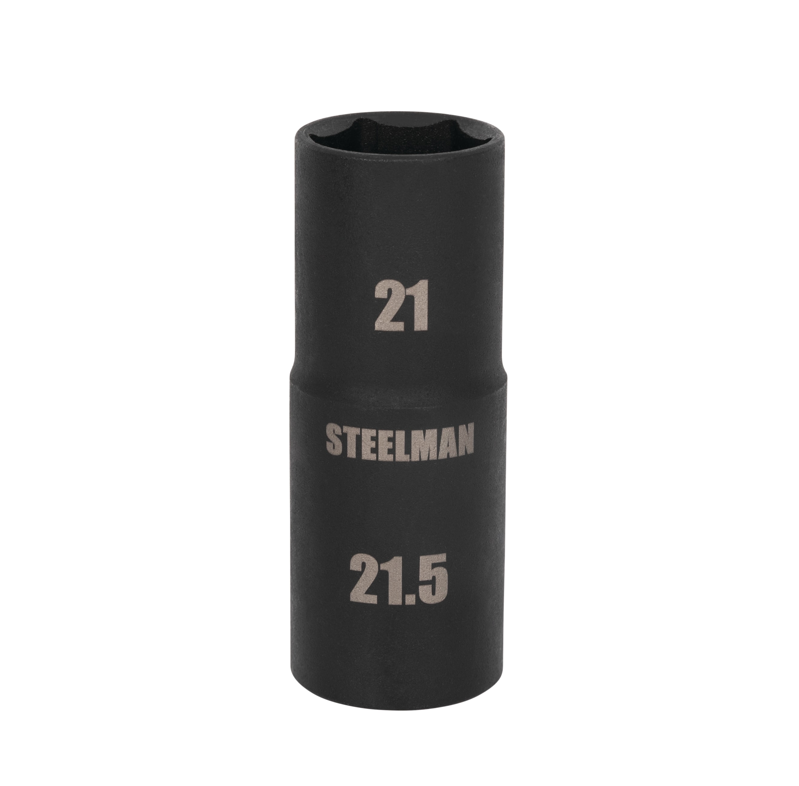 STEELMAN 60230 Metric 1/2-in Drive 21mm21.5mm 6-point Impact Socket Individual