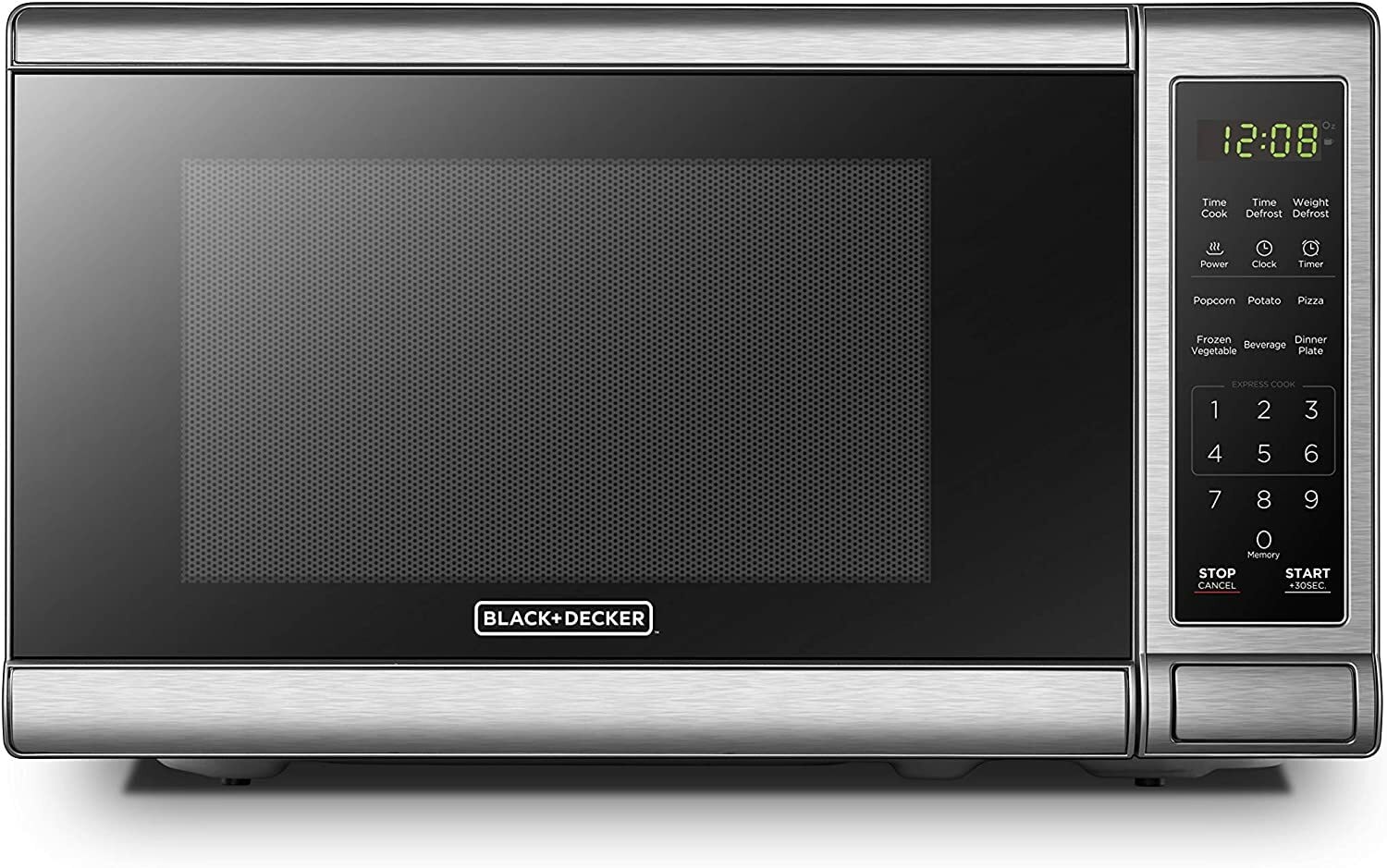 black and decker 9 cu microwave