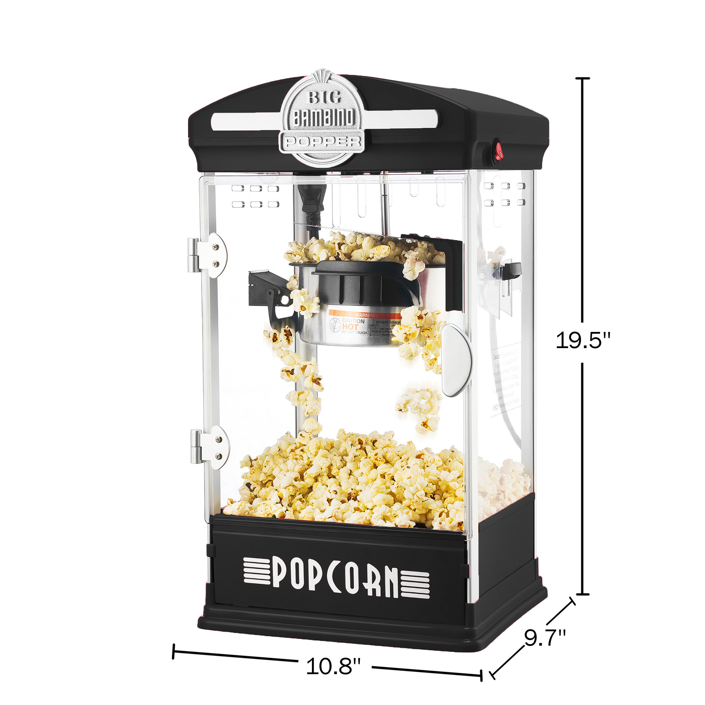 Movie Pop 14 Popcorn Machine Black