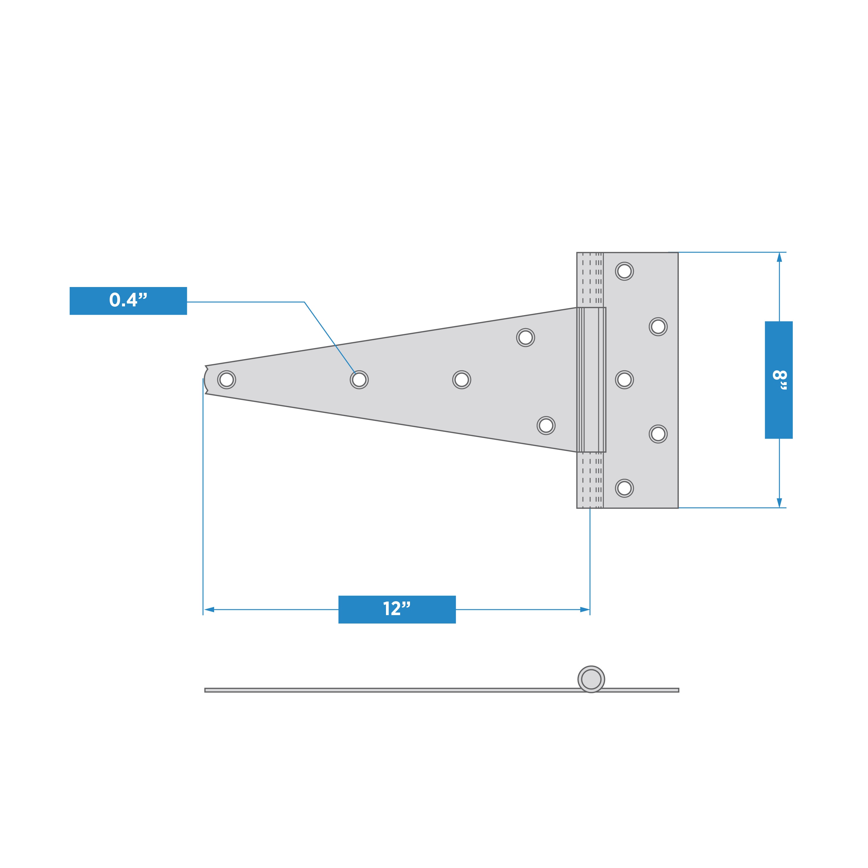 National Hardware N128-959 Gate-Hardware - View #4