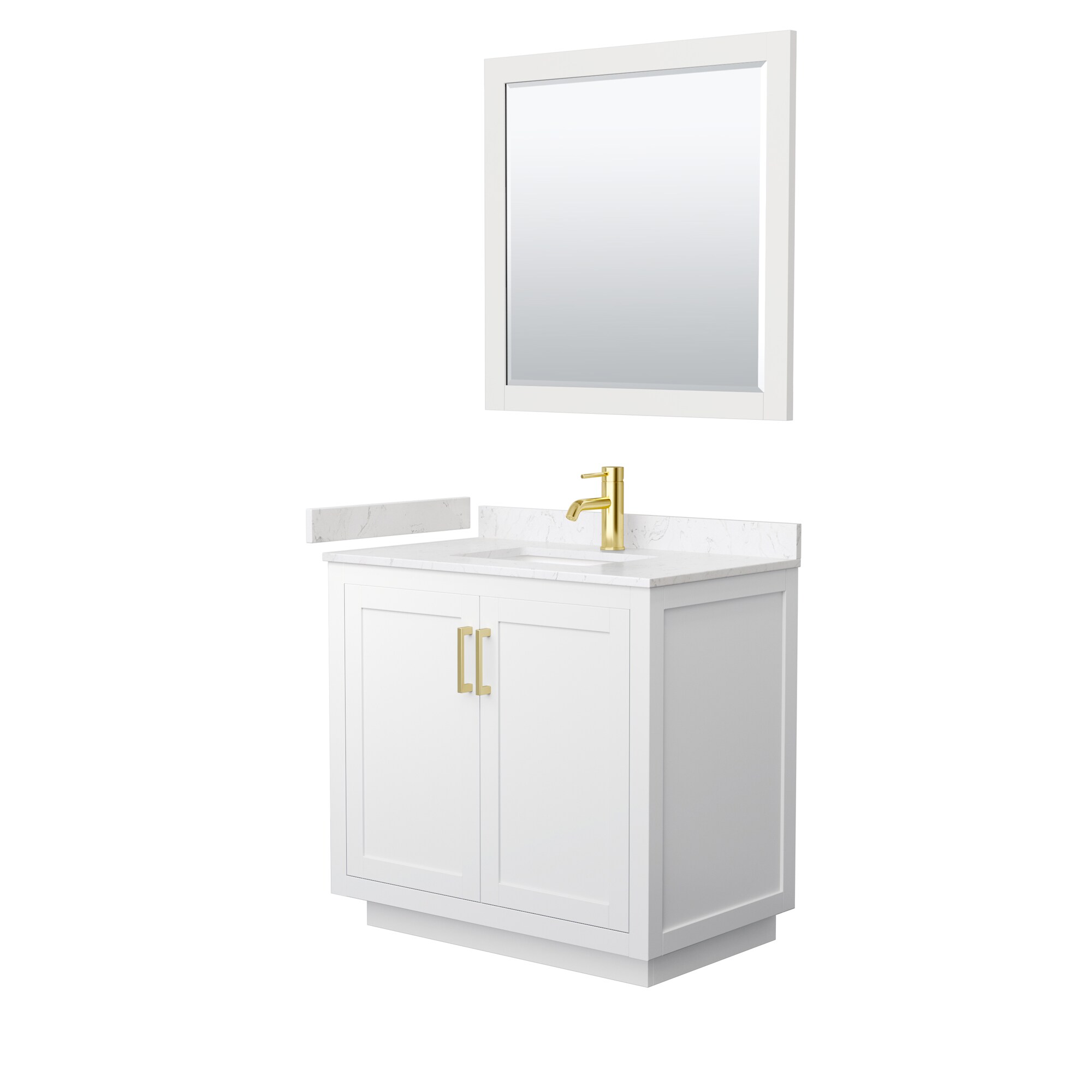 Wyndham Collection WCF292936SWGC2UNSM34 Bath-Vanity-Combo - View #2