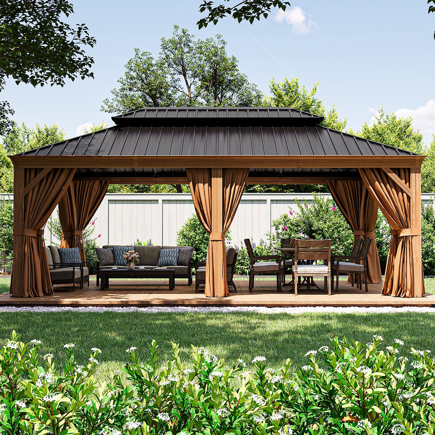 Bapipro BPGB29L32 Wood-Resin-Gazebos - View #11