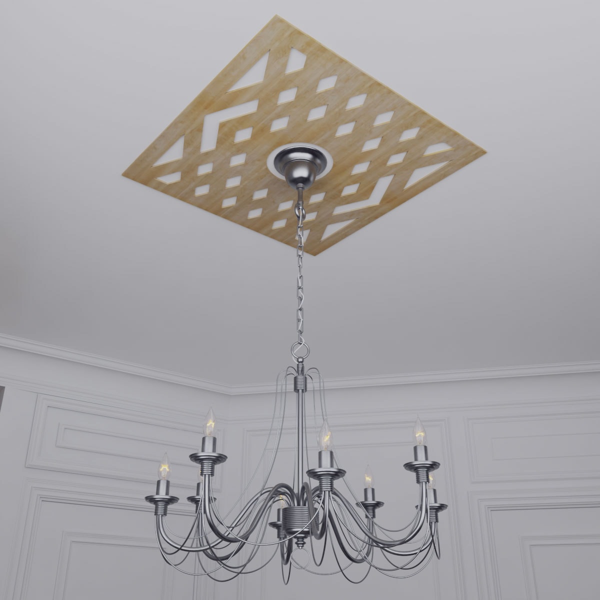 Ekena Millwork CMWP26X26X0375CHBI Ceiling-Medallions - View #16