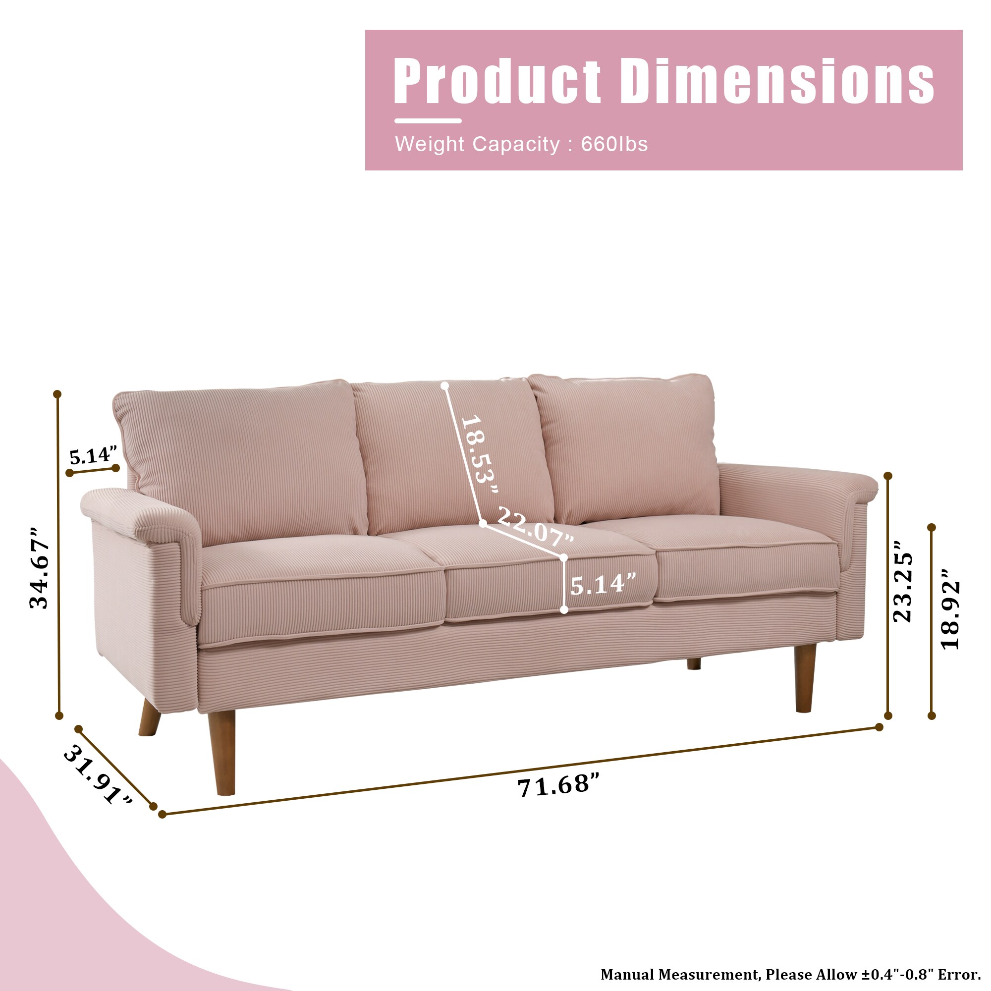 weaxty HMBGLS770 Sofas-Loveseats - View #2