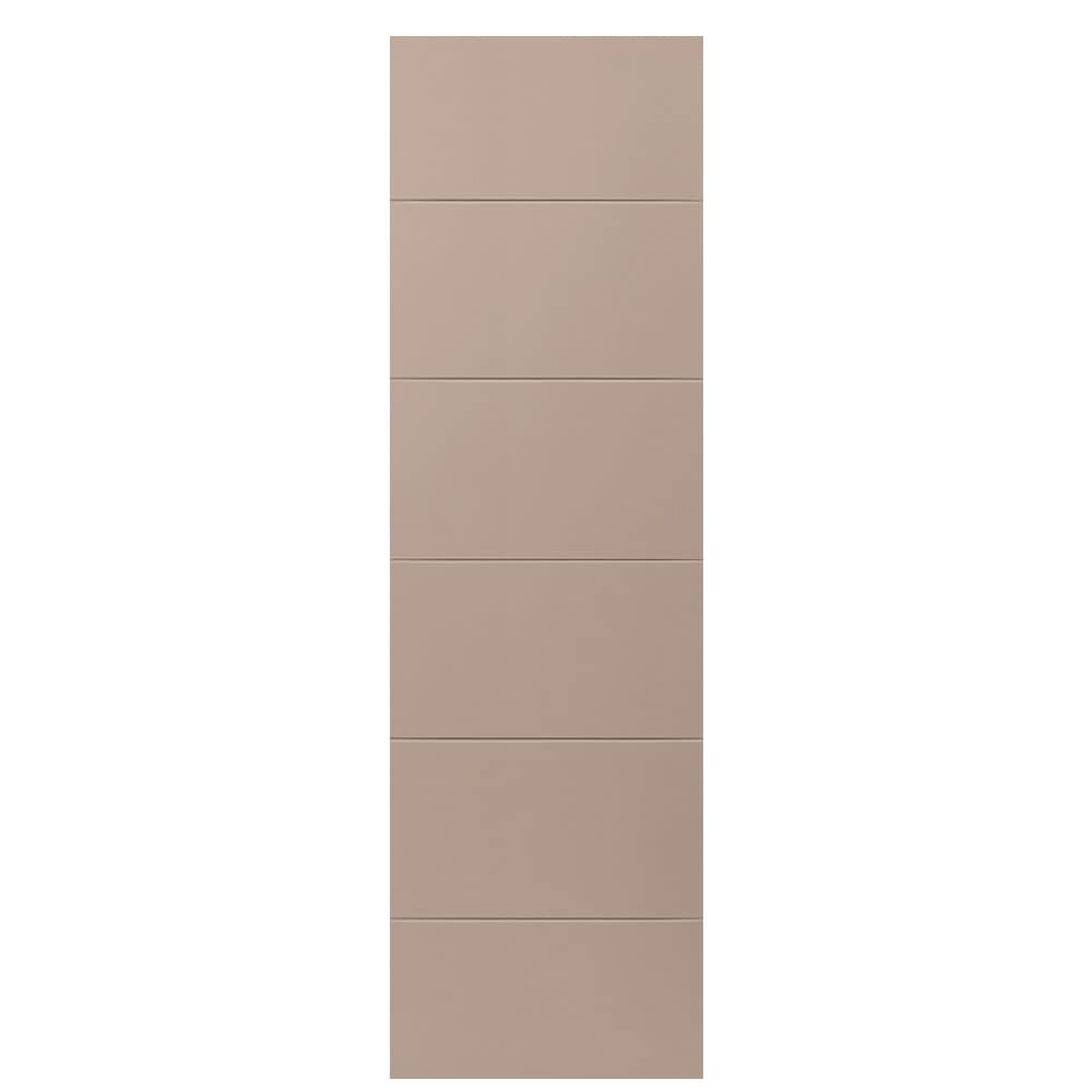 Masonite 1446522 Melrose 24-in x 80-in Sandpiper Flush Smooth Hollow core Prefinished Molded composite Slab Door