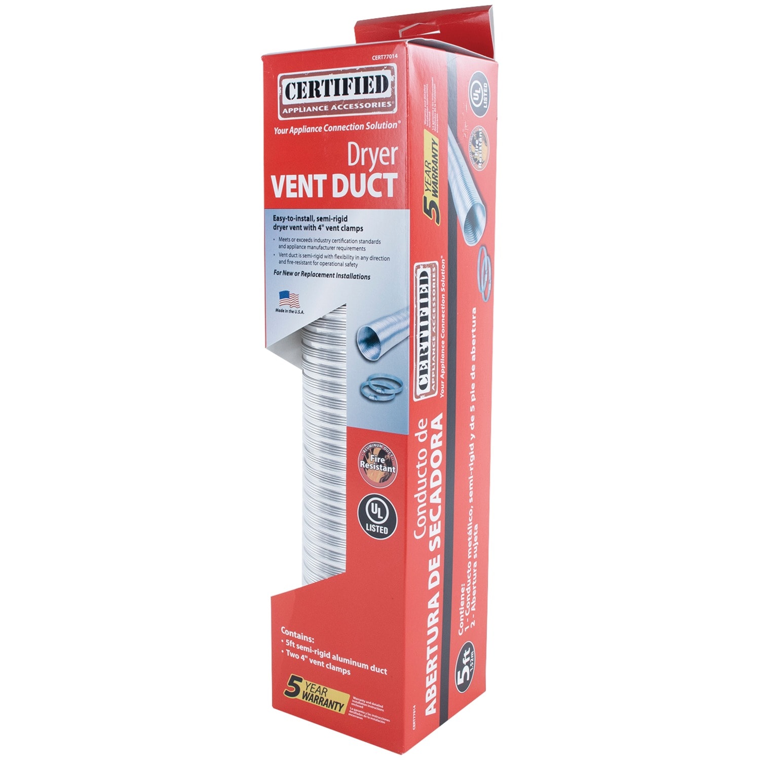 Certified Appliance Accessories 080162 Dryer-Vent-Kits - View #10