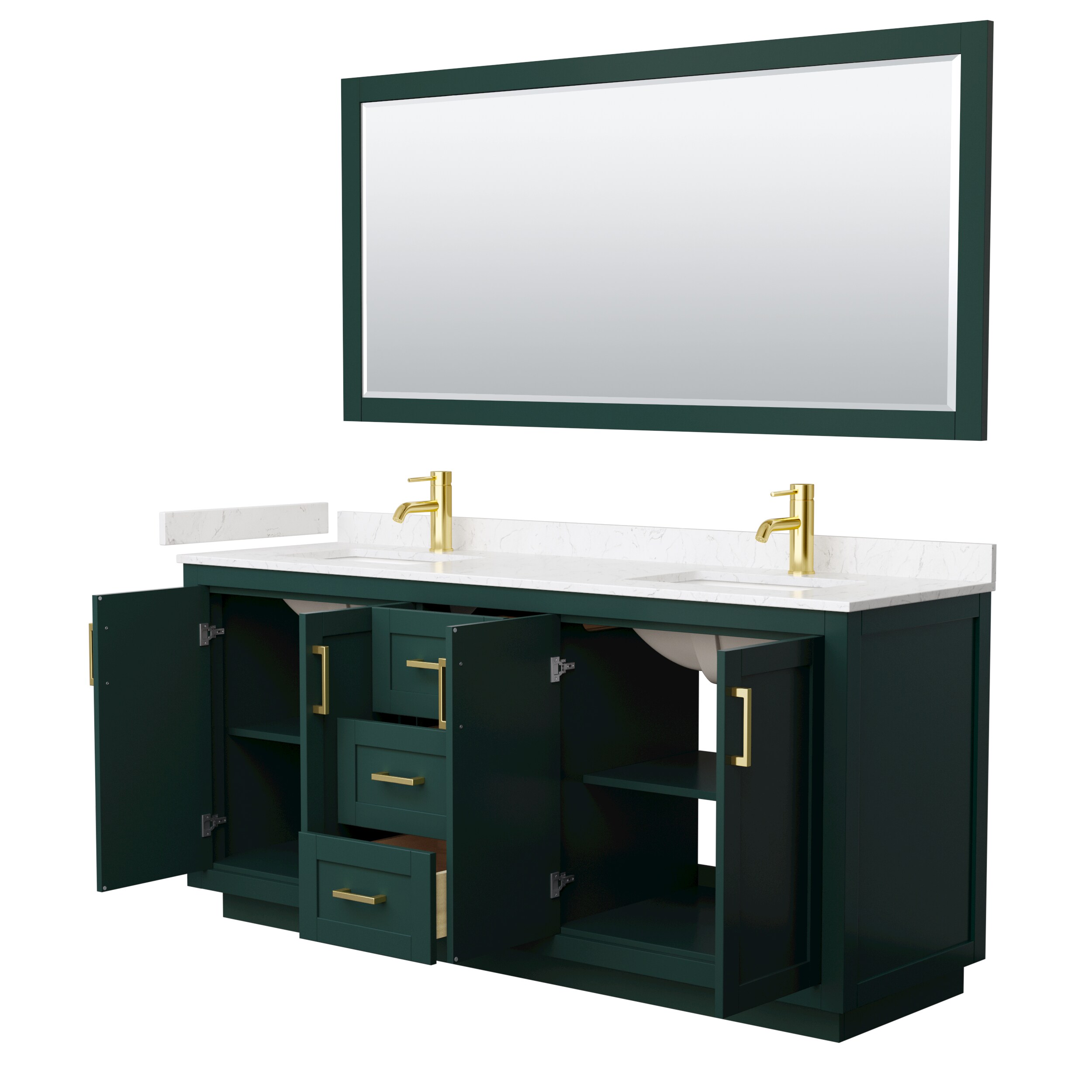 Wyndham Collection WCF292972DGDC2UNSM70 Bath-Vanity-Combo - View #3
