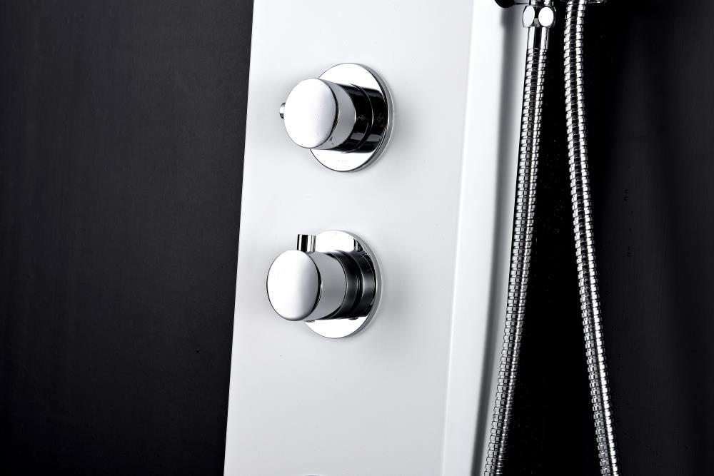 ANZZI Aquifer White 2-Spray Shower Panel System (Valve Included)