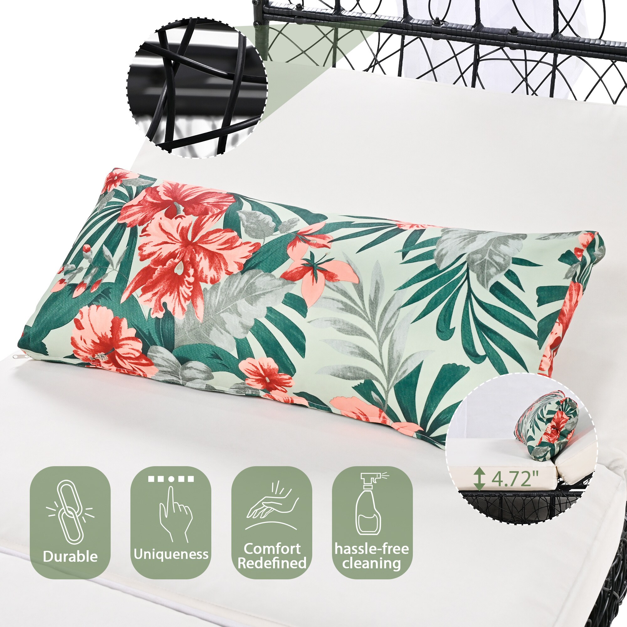 BABOOM BOM-1228AAE-OR Patio-Sofas-Daybeds - View #7