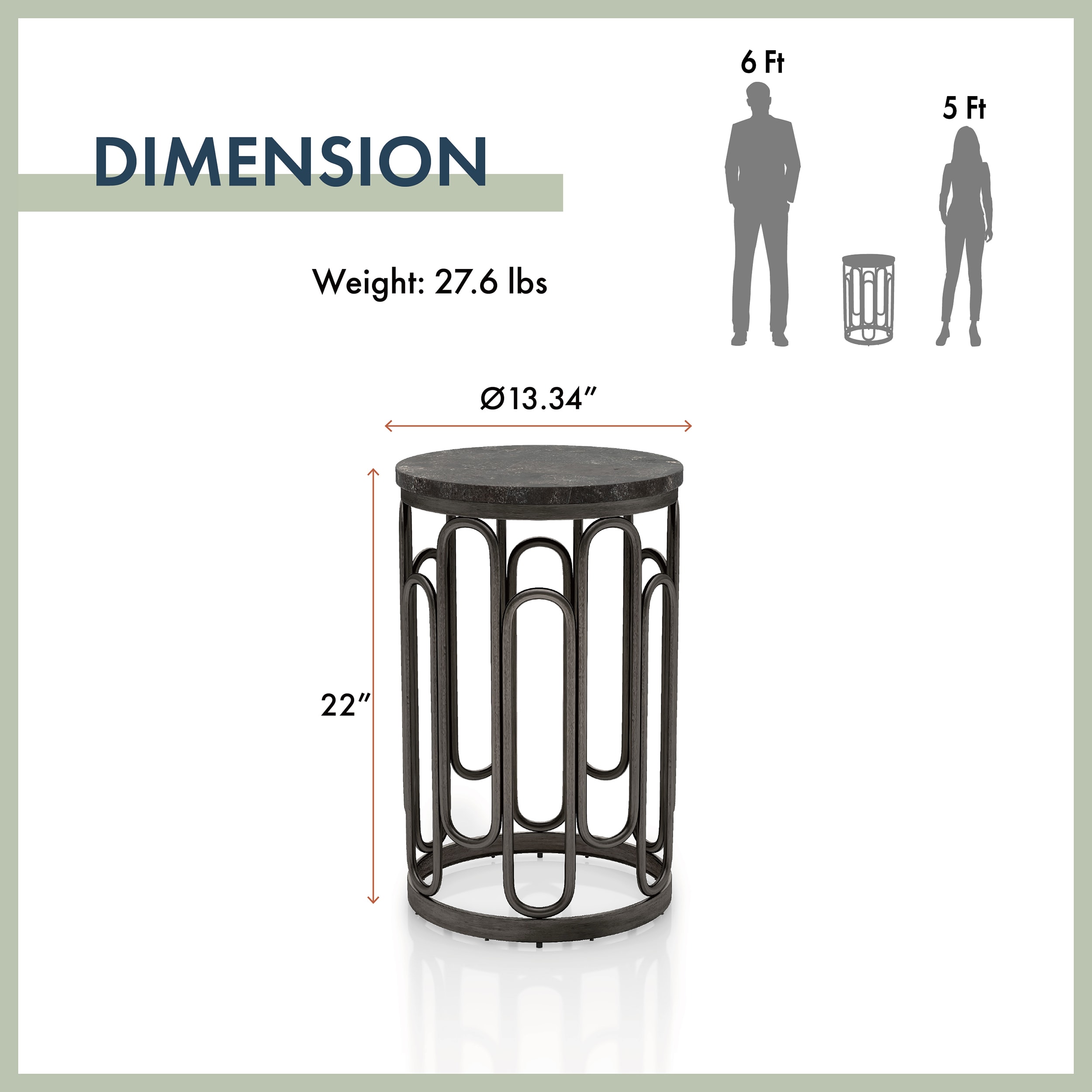 Furniture of America 005L-4001E-S End-Tables - View #3