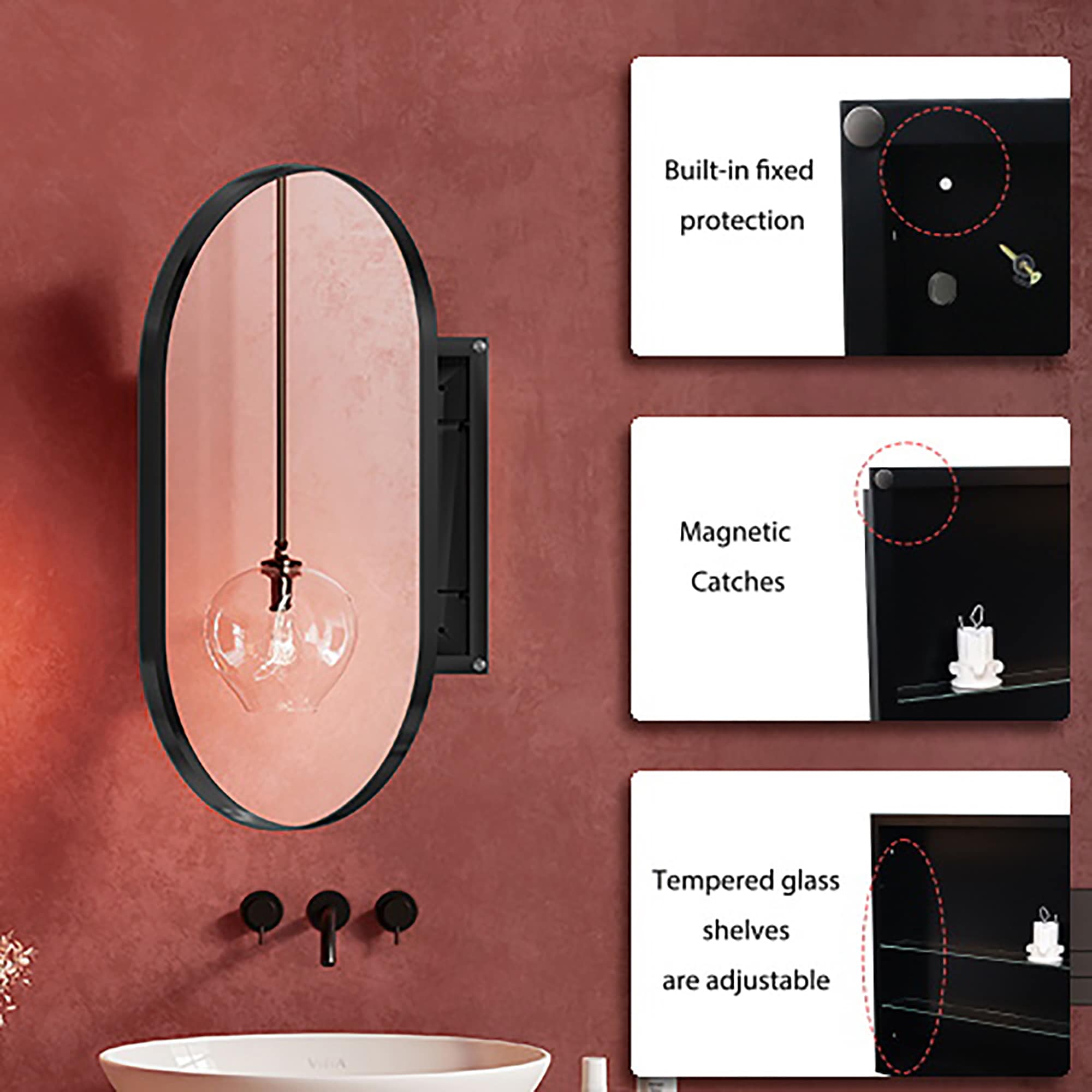 Bybafun YD5200001 Bathroom-Medicine-Cabinets - View #4