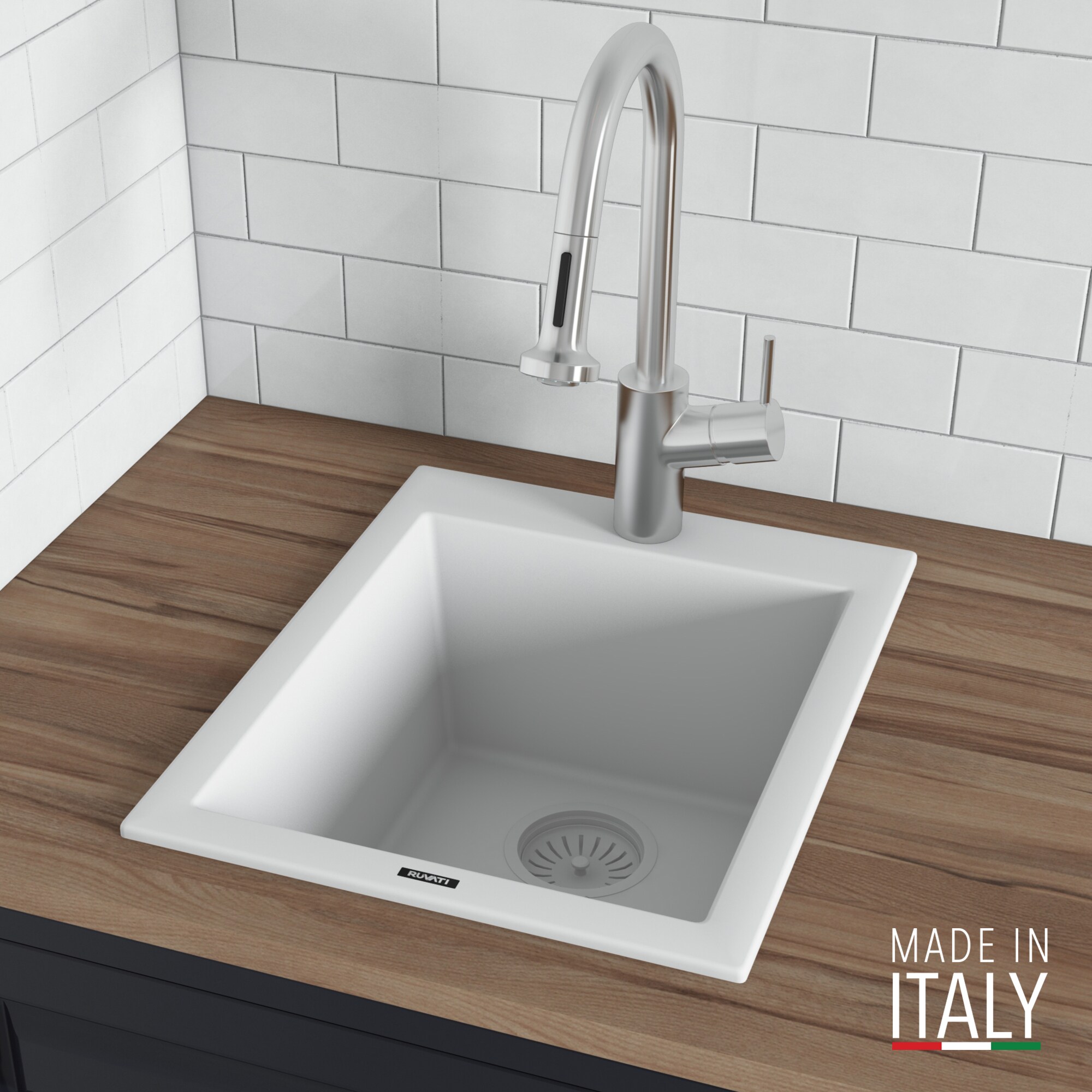 Ruvati RVG1018WH Kitchen-Sinks - View #3