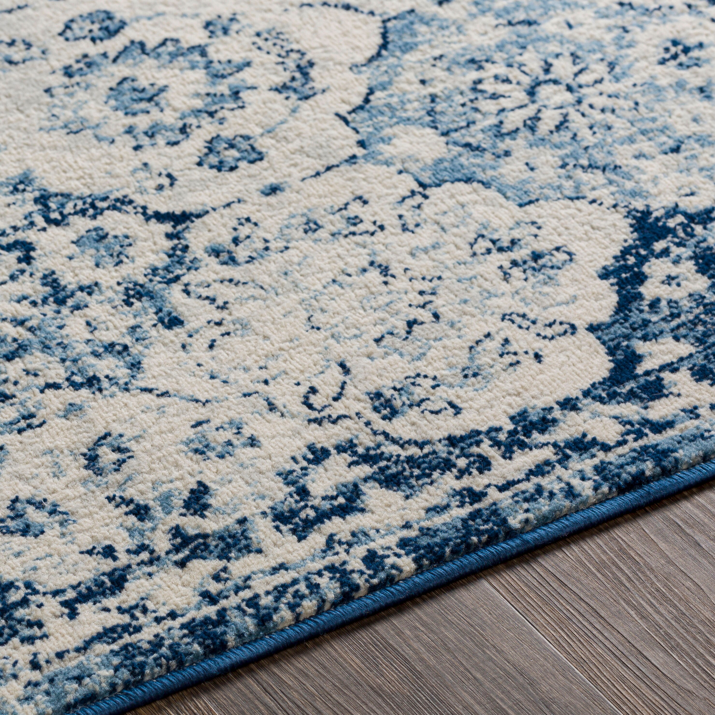 Surya hot Roma ROM2339-5371 Dark Blue Area Rug - 5' x 7'