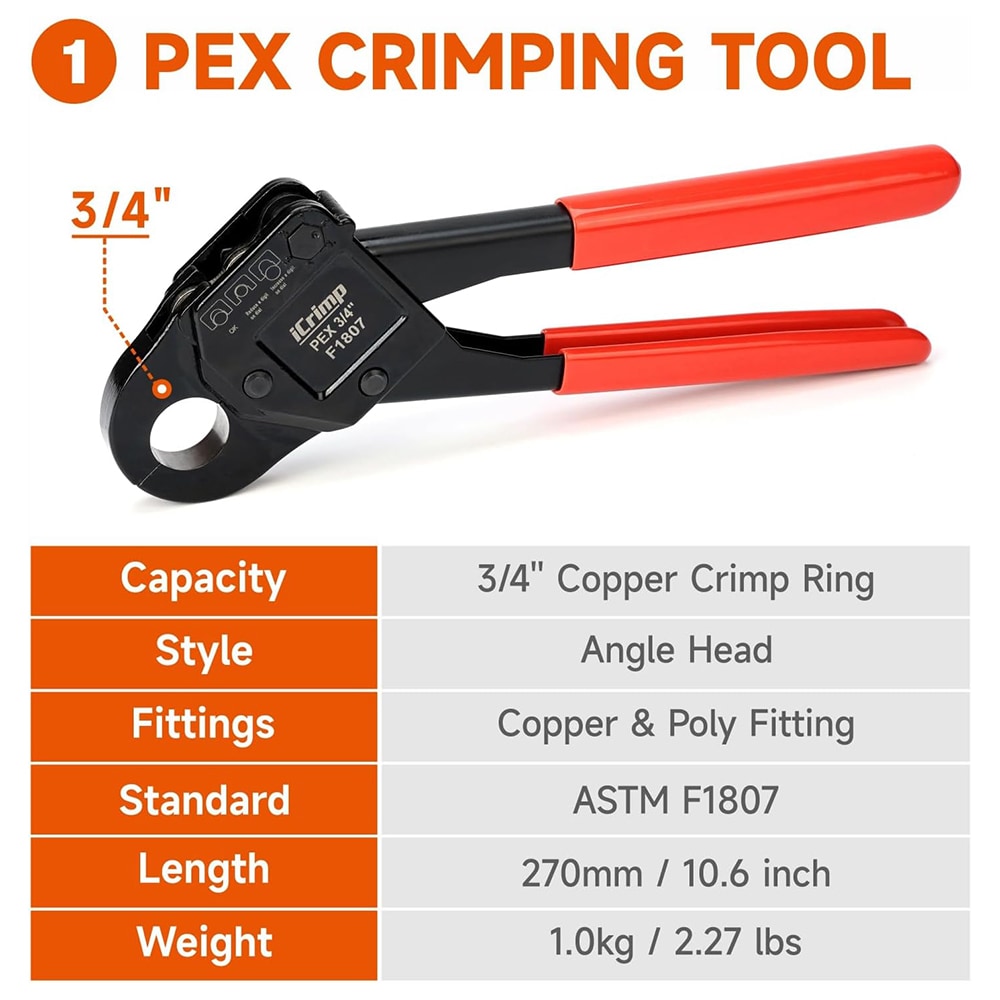 IWISS IWS-1807CE Pex-Crimp-Fittings - View #3