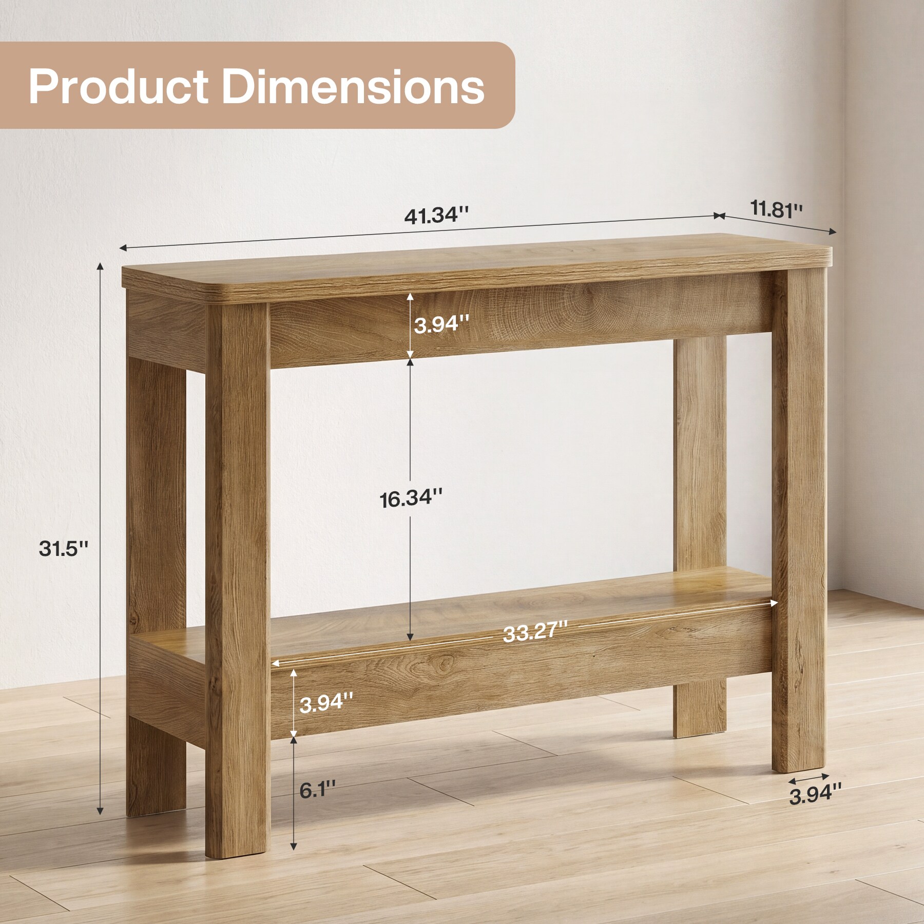 Tribesigns LWOYJL-1277YY Console-Sofa-Tables - View #4