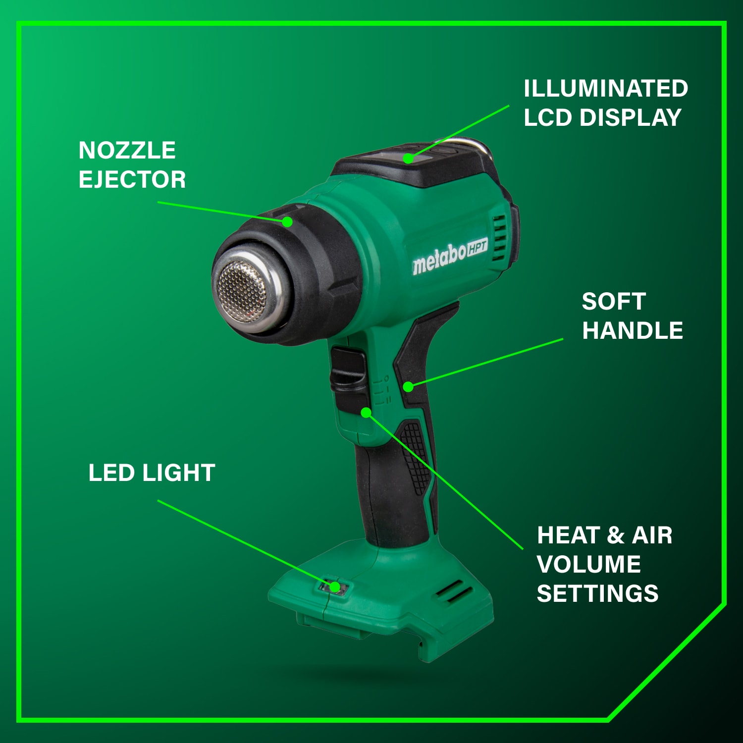 Metabo HPT RH18DAQ4M Heat-Gun - View #3