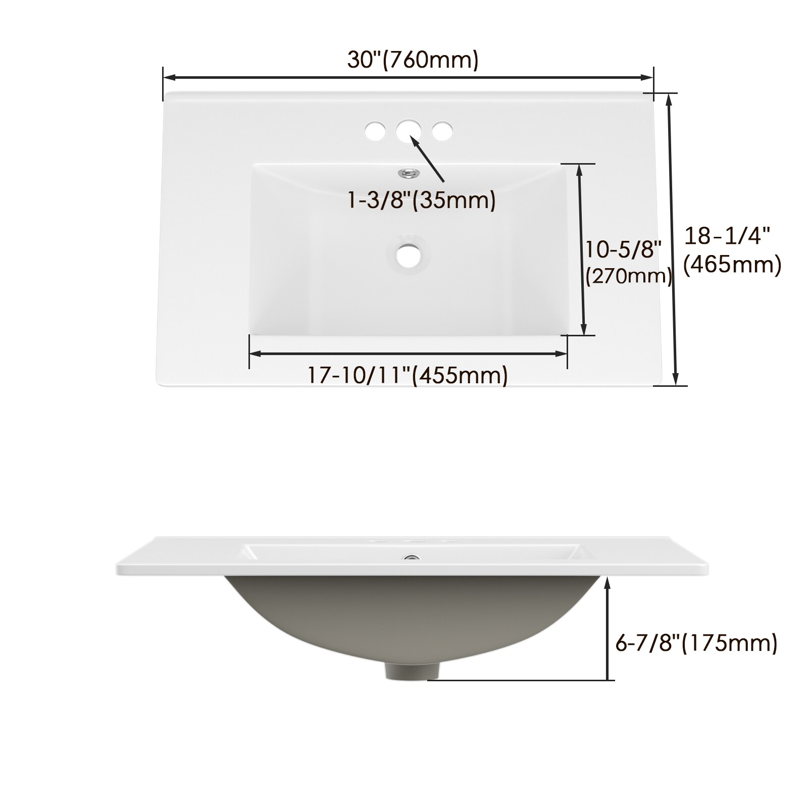 LUXEYARD LO-BSK30V1-ZJL Vanity-Tops - View #4