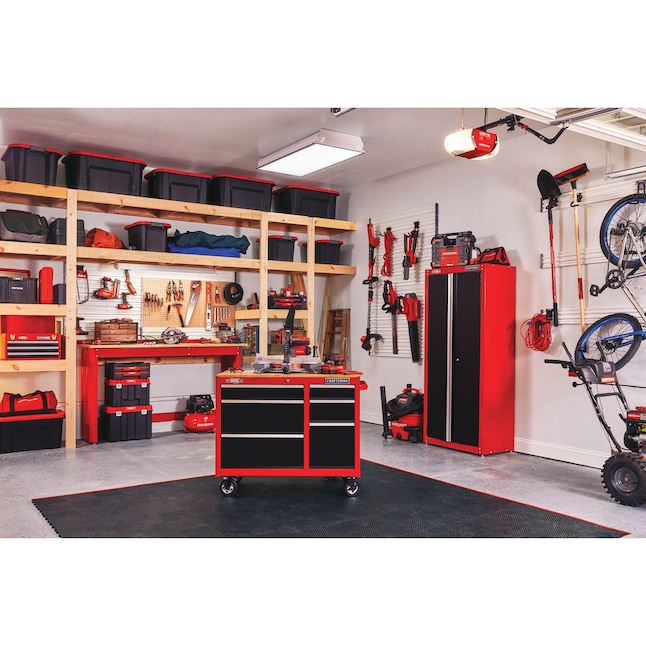 Steel Freestanding Garage Cabinet, Garage Organization Design Tool