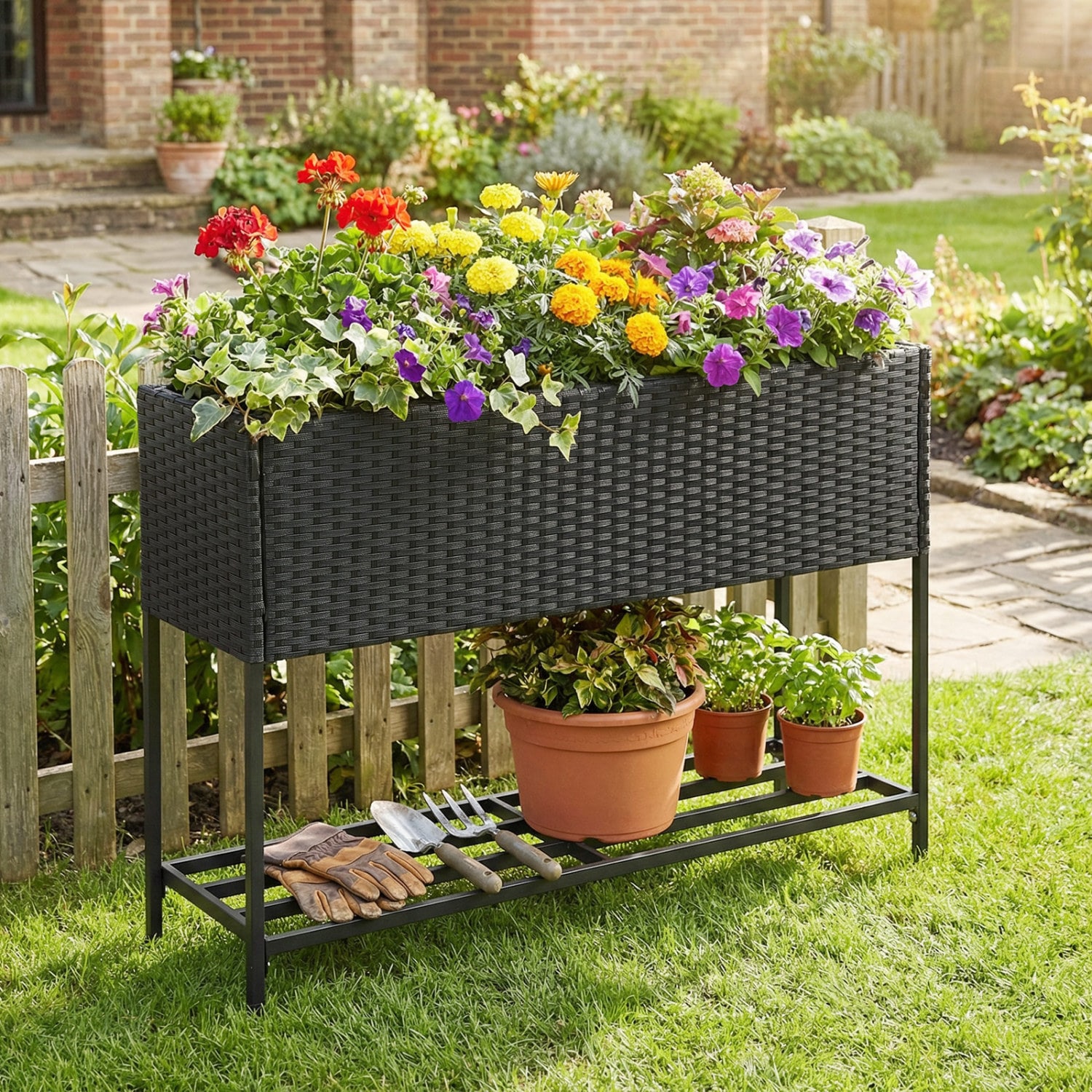 Slickblue D-CO-KD02727WH Raised-Garden-Beds - View #7