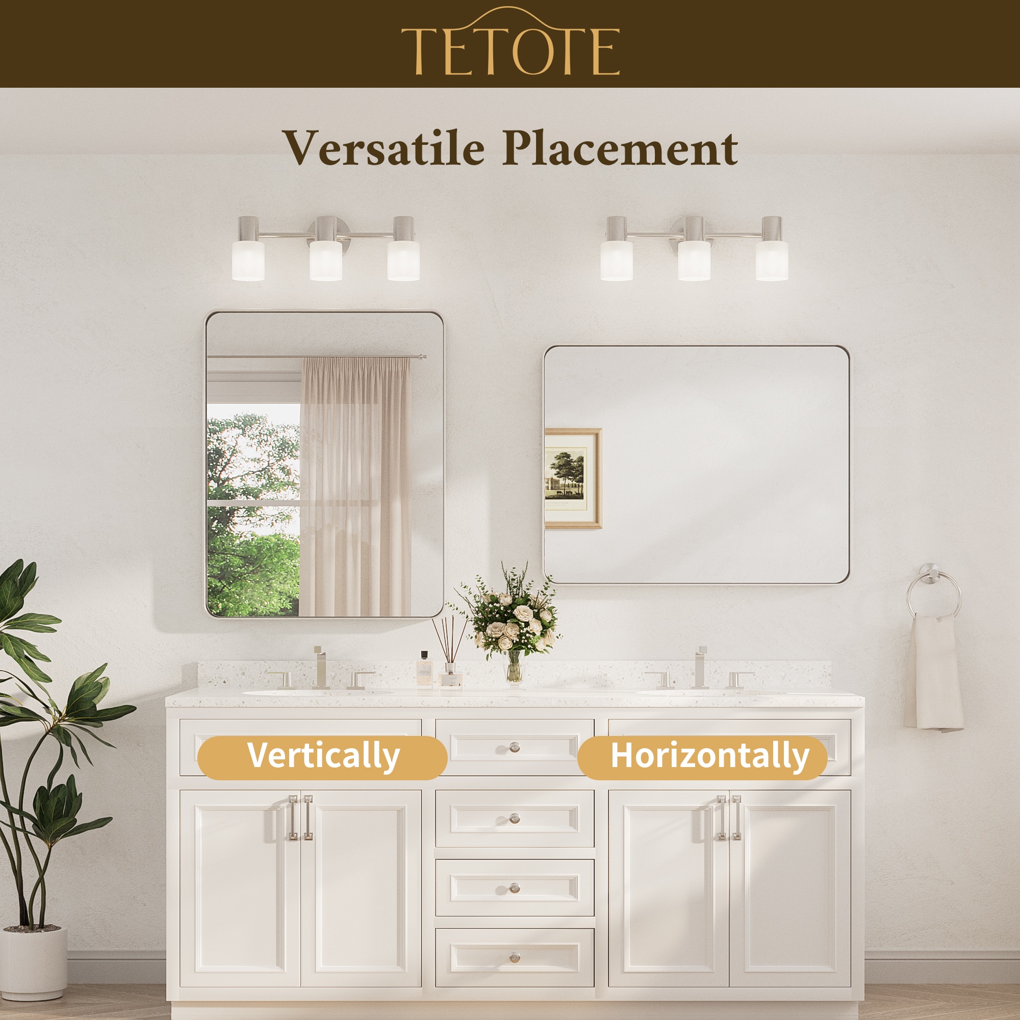 TETOTE LSC-TE-3636SI-B15 Framed-Bath-Mirrors - View #5