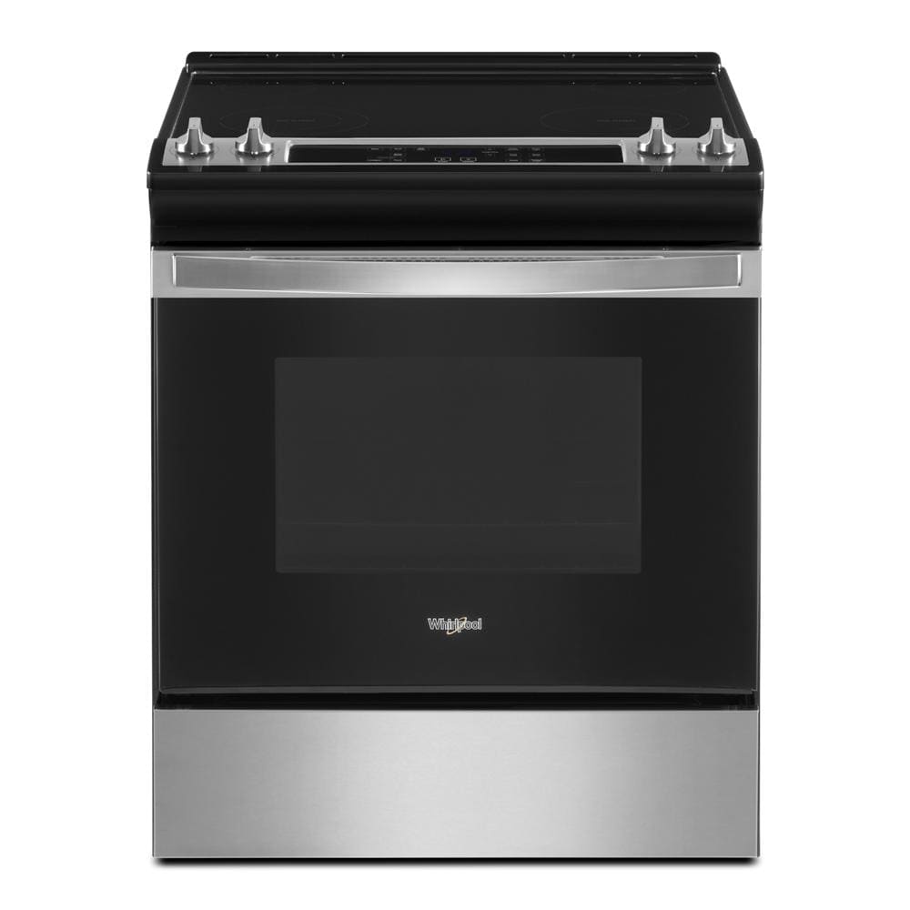 Electric Oven Stove Range Glass Top 4 Burner 28 Stainless Flat Top