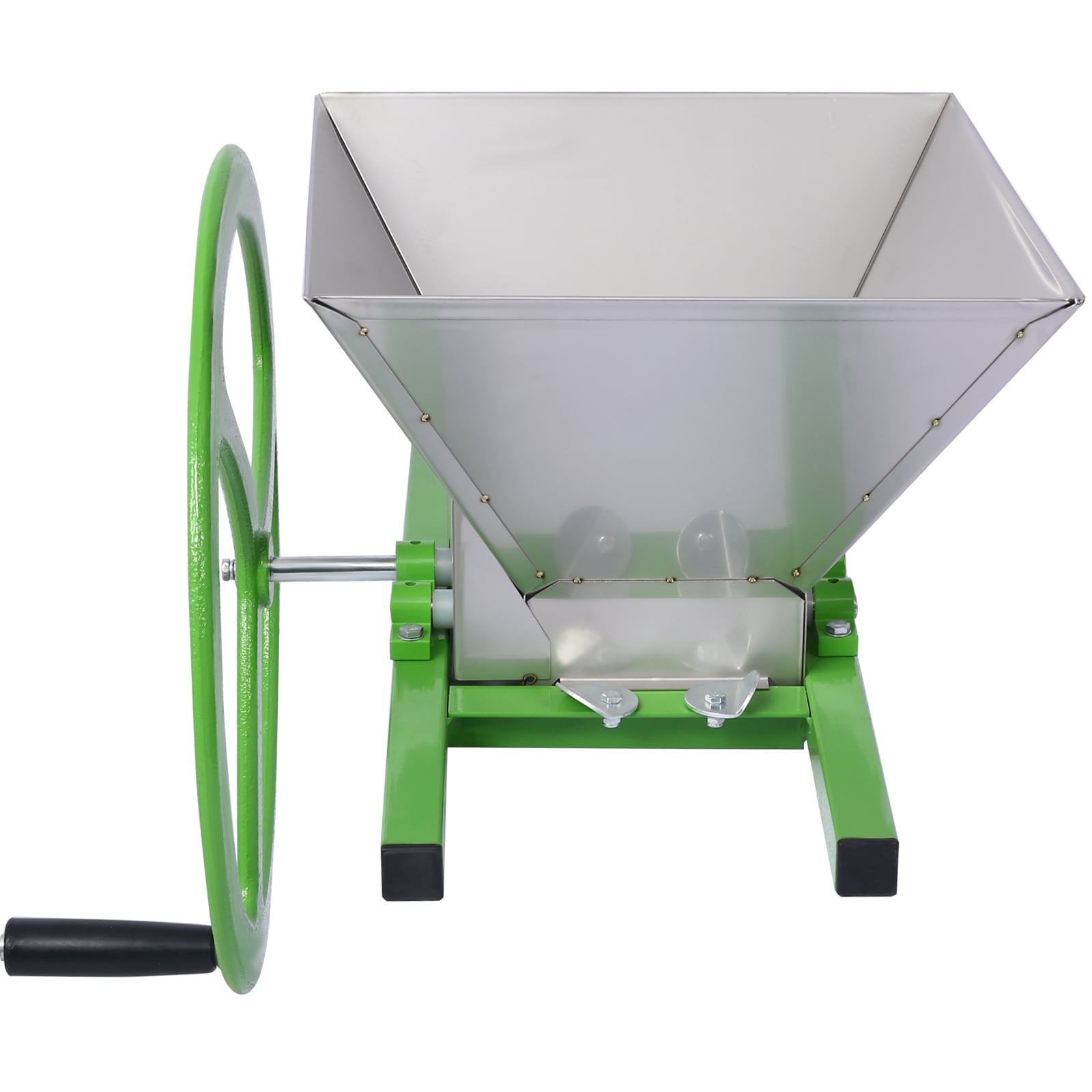 Tatayosi P-DJ-63690 7L Manual Juicer Grinder Portable with wheel Stainless Steel Fruit Scratter Pulper
