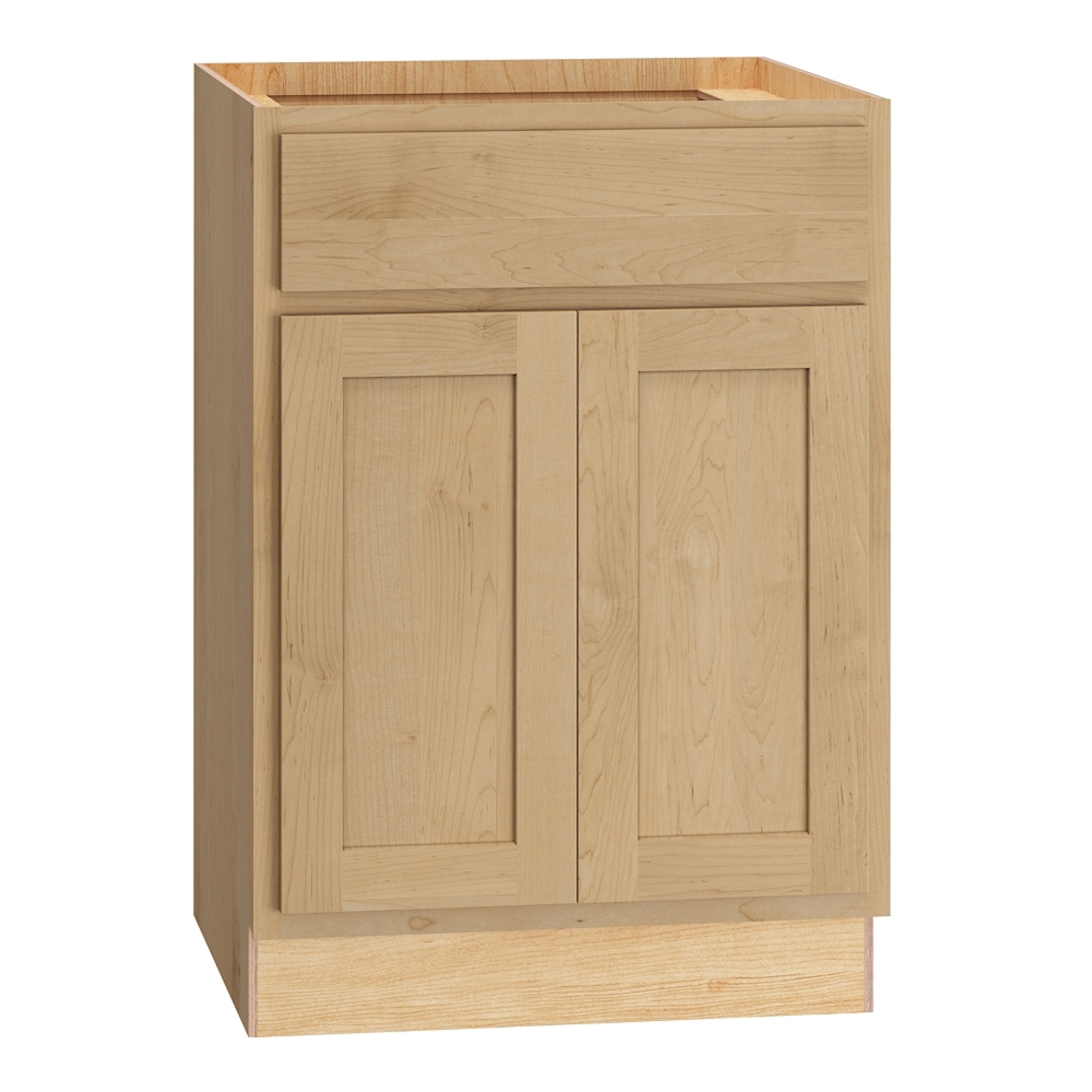 Diamond Express - Jamestown 24-in Coastline Partial Overlay Bathroom Vanity Base Cabinet without Top