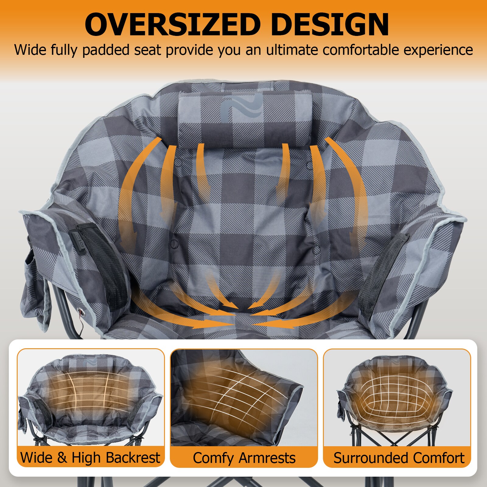 Esazn HWLYY-Y-GY-H-LYU Beach-Camping-Chairs - View #3