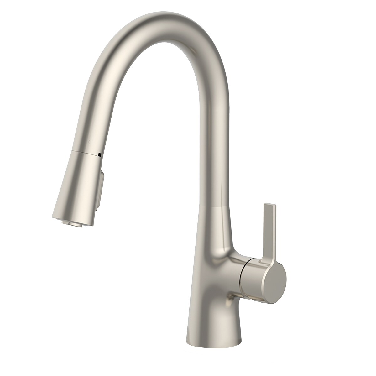 allen + roth Gillen Stainless Utility Faucet with Pulldown Sprayer