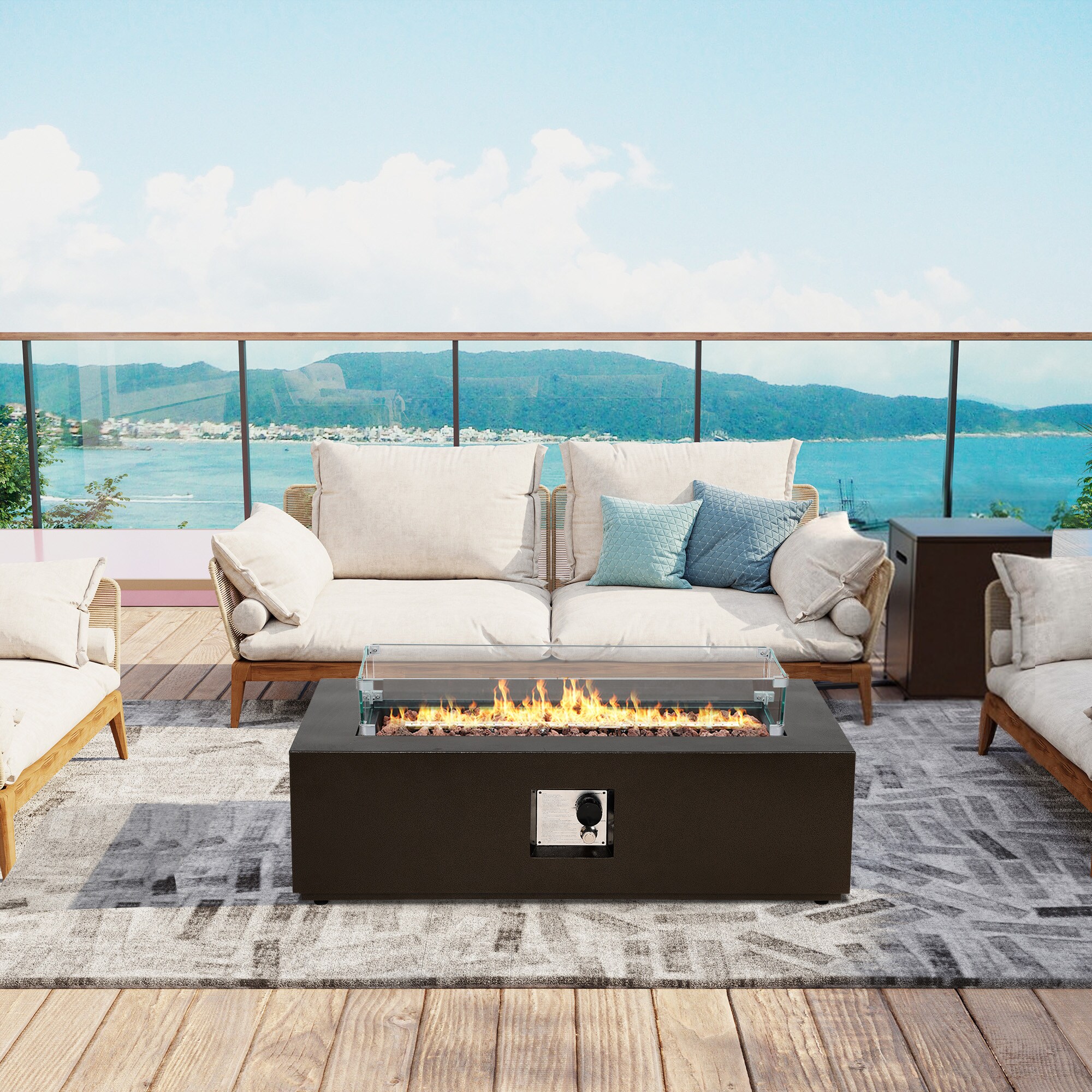 Patio Watcher LS-42T-FX-BR-WB Outdoor-Gas-Firepits - View #2